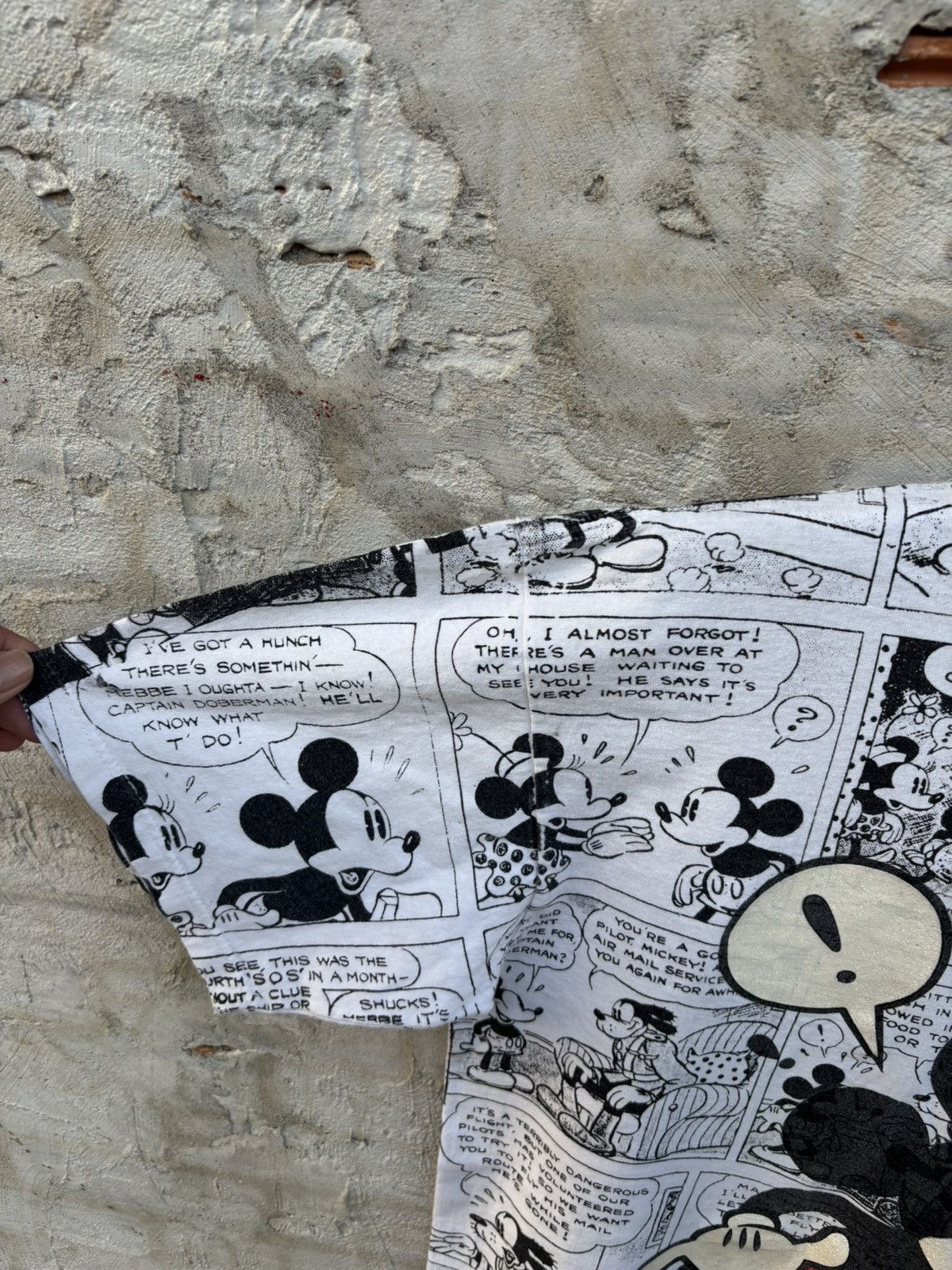 Vintage Vintage 90s Mickey Mouse Comic Strip All Over Print Size US L / EU 52-54 / 3 - 3 Thumbnail