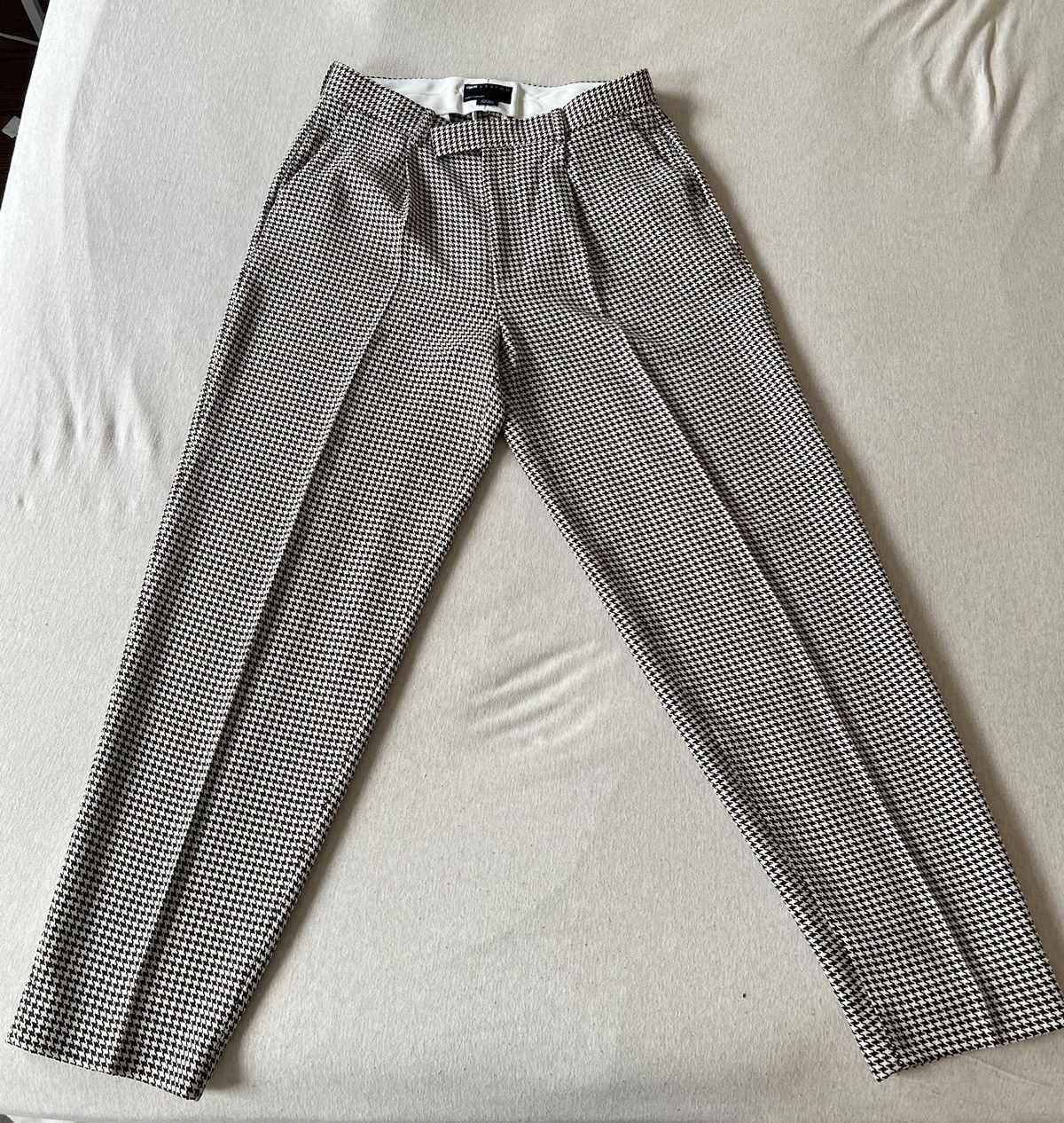 Asos Cool dark-brown houndstooth pants Size US 32 / EU 48 - 1 Thumbnail