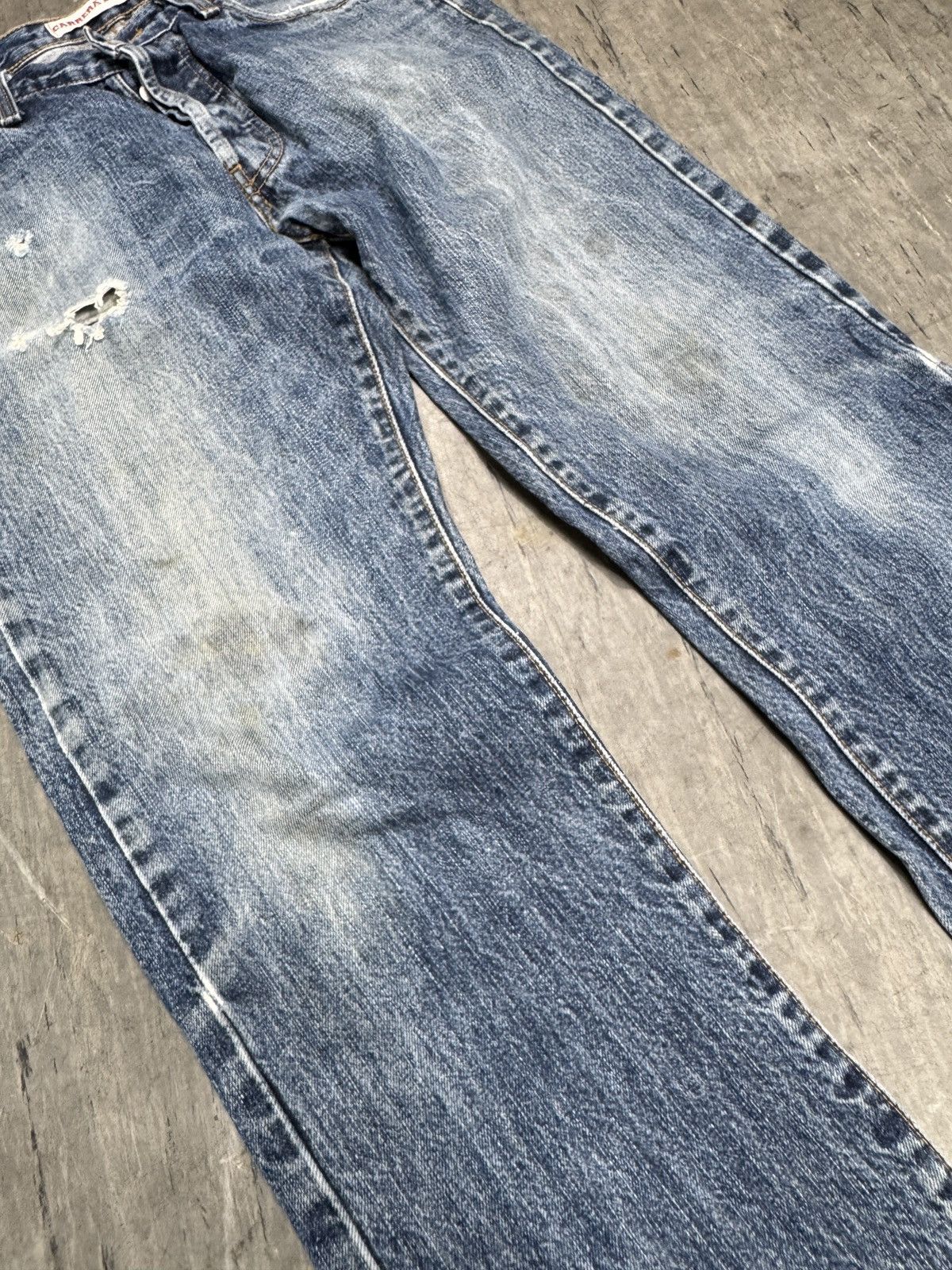 Acne Studios ᶠᵃⁿᶜʸᵍᵘʸ Vintage Baggy Washed Denim Jeans Wide leg Y2K Size US 31 - 4 Thumbnail