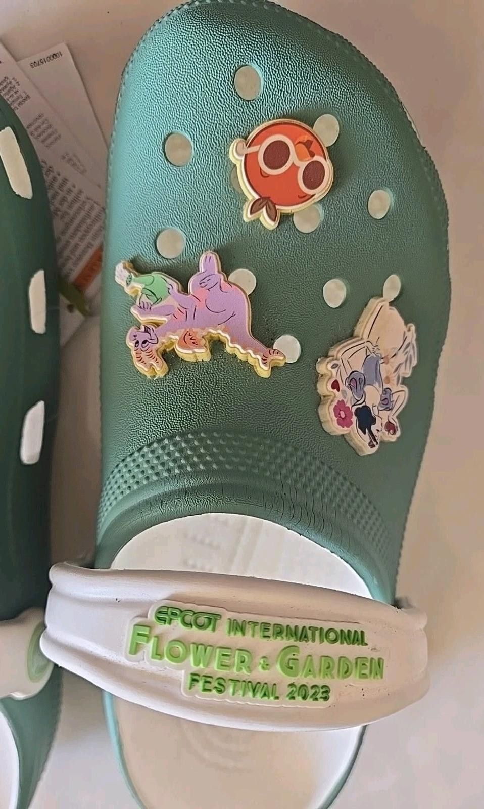 Crocs Disney Parks Epcot 2023 Flower Garden Festival Crocs W9/M7 Size US 9 / IT 39 - 5 Thumbnail