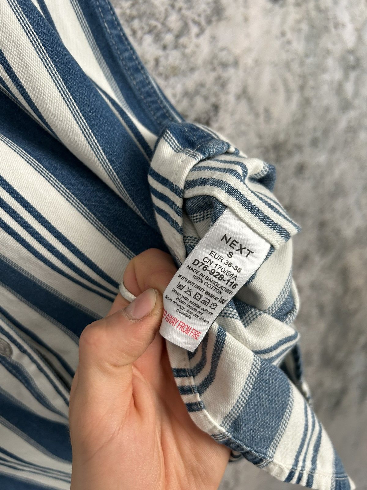 Other Next Oversized Shirt Streetwear Stripe Avant Garde Skate Size US S / EU 44-46 / 1 - 6 Thumbnail