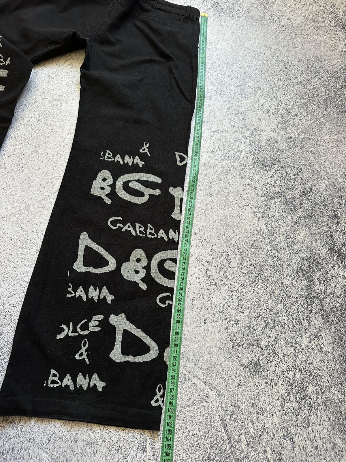 Other Vintage Dolce & Gabbana Womens Pants Big Logo Rare Y2K Sexy Size 32" / US 10 / IT 46 - 13 Thumbnail