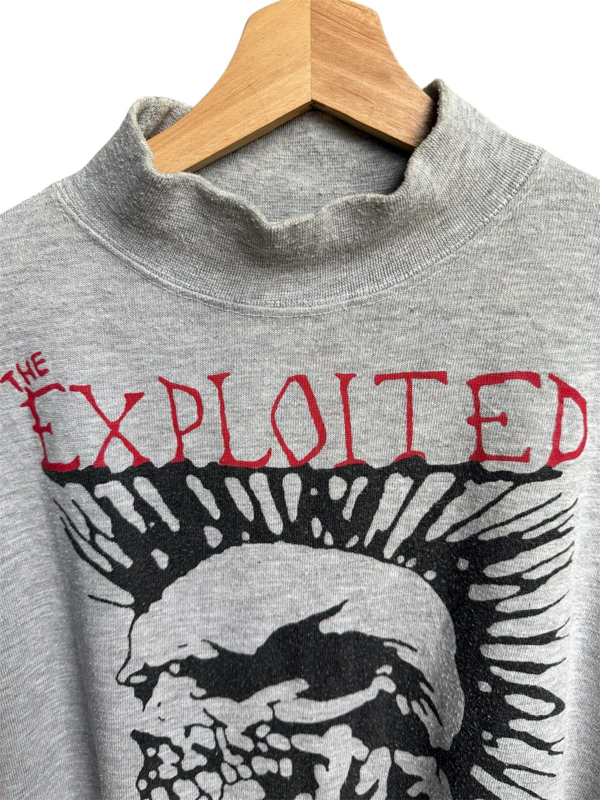 Band Tees Vintage The Exploited 1988 world tour band tee Size US L / EU 52-54 / 3 - 4 Thumbnail