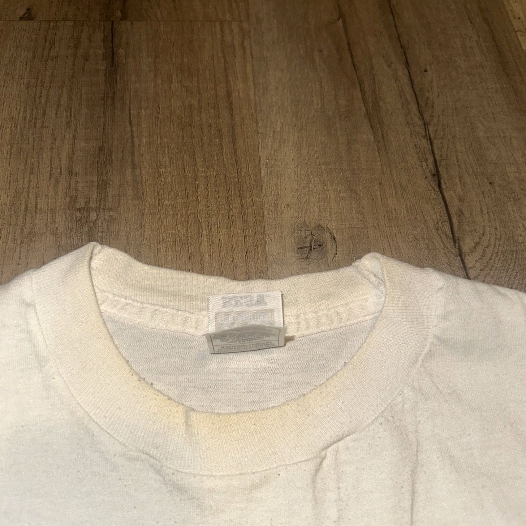 Fruit Of The Loom VINTAGE Fruit of the Loom Jesus Shirt Mens XL Crew Neck White 90s Graphic Print Sing Onto The Lord Single Stitch T-Shirt Size US XL / EU 56 / 4 - 4 Thumbnail