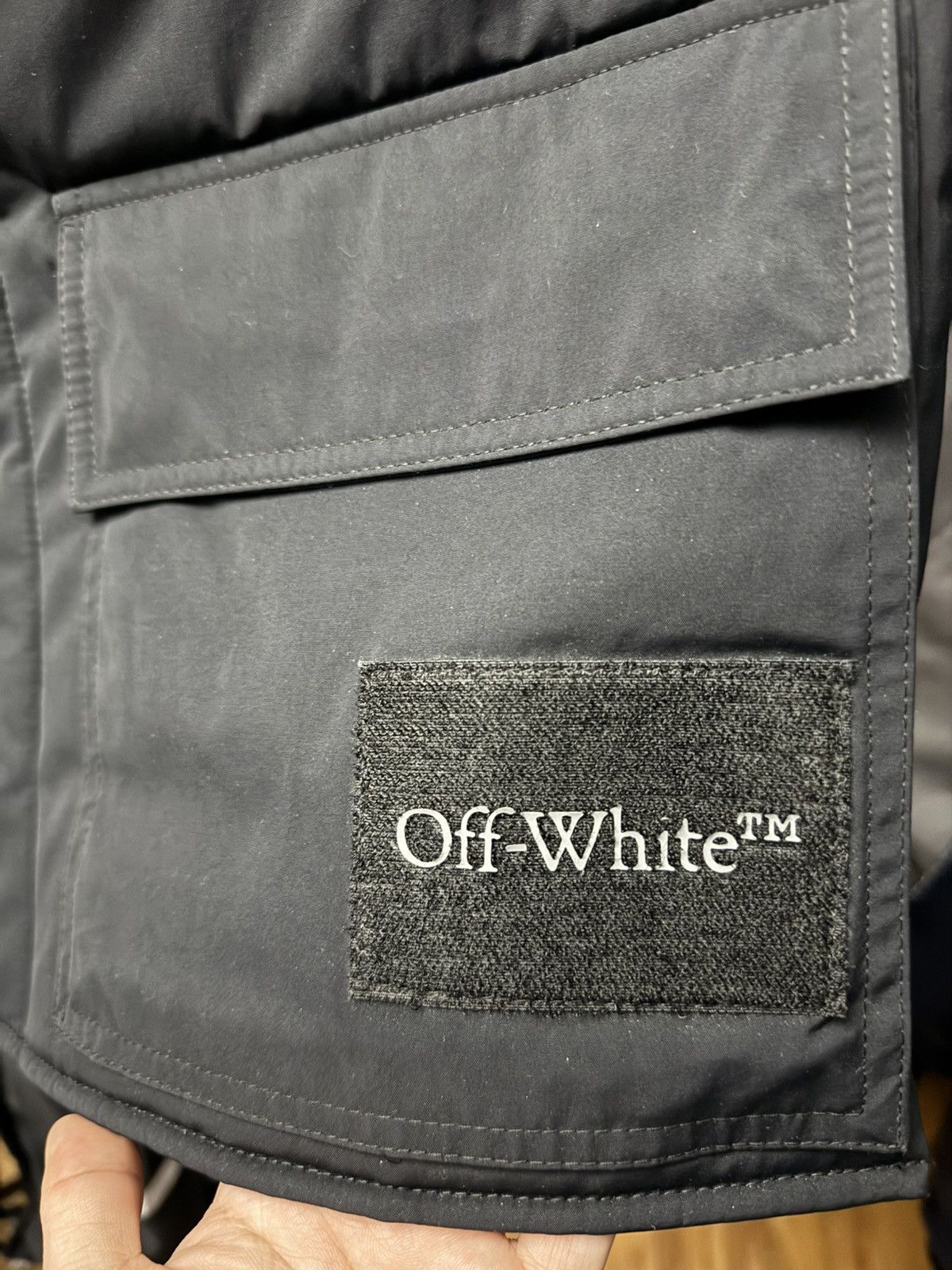 Off-White Off-White Wave Tag Padded Vest Size US M / EU 48-50 / 2 - 5 Thumbnail