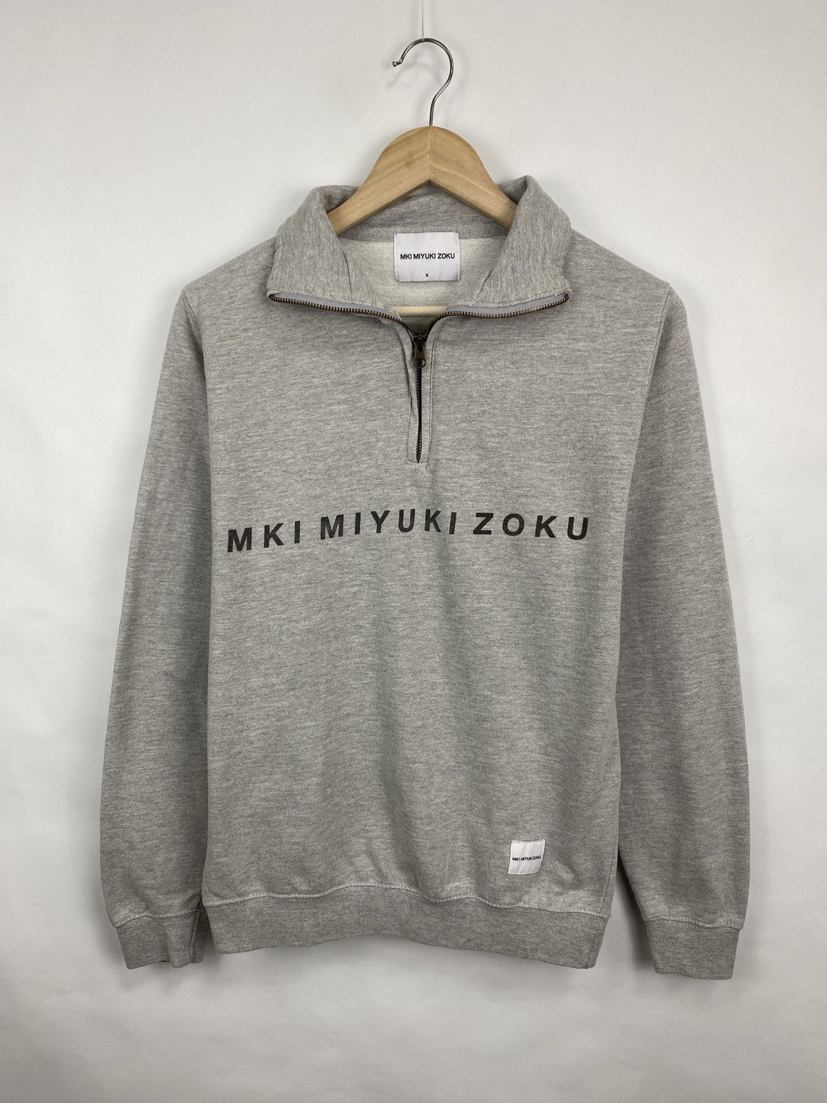 Mki Miyuki Zoku 🇯🇵 Mki Miyuki Zoku 1/4 zip Sweatshirt Casual Japan Style Y2K Size US S / EU 44-46 / 1 - 3 Thumbnail