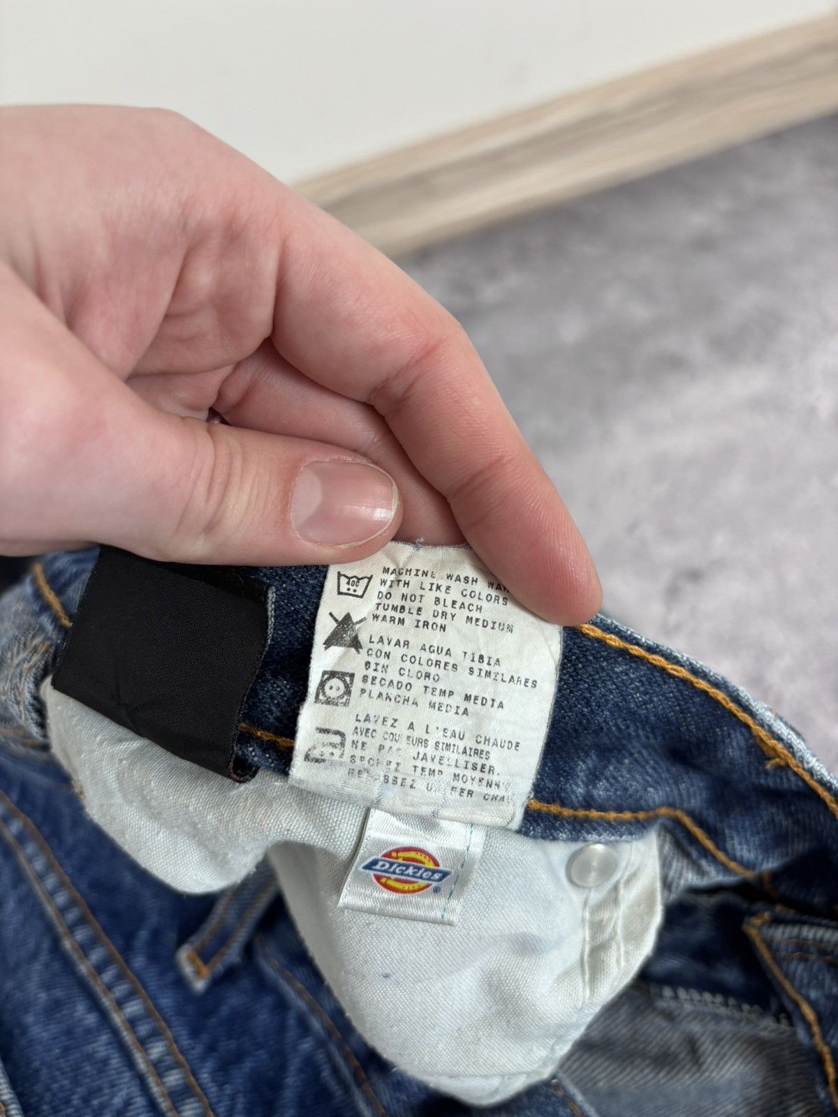 Dickies Vintage Dickies Work Faded Blue Denim Jeans 9393 RNB Size US 36 / EU 52 - 23 Thumbnail