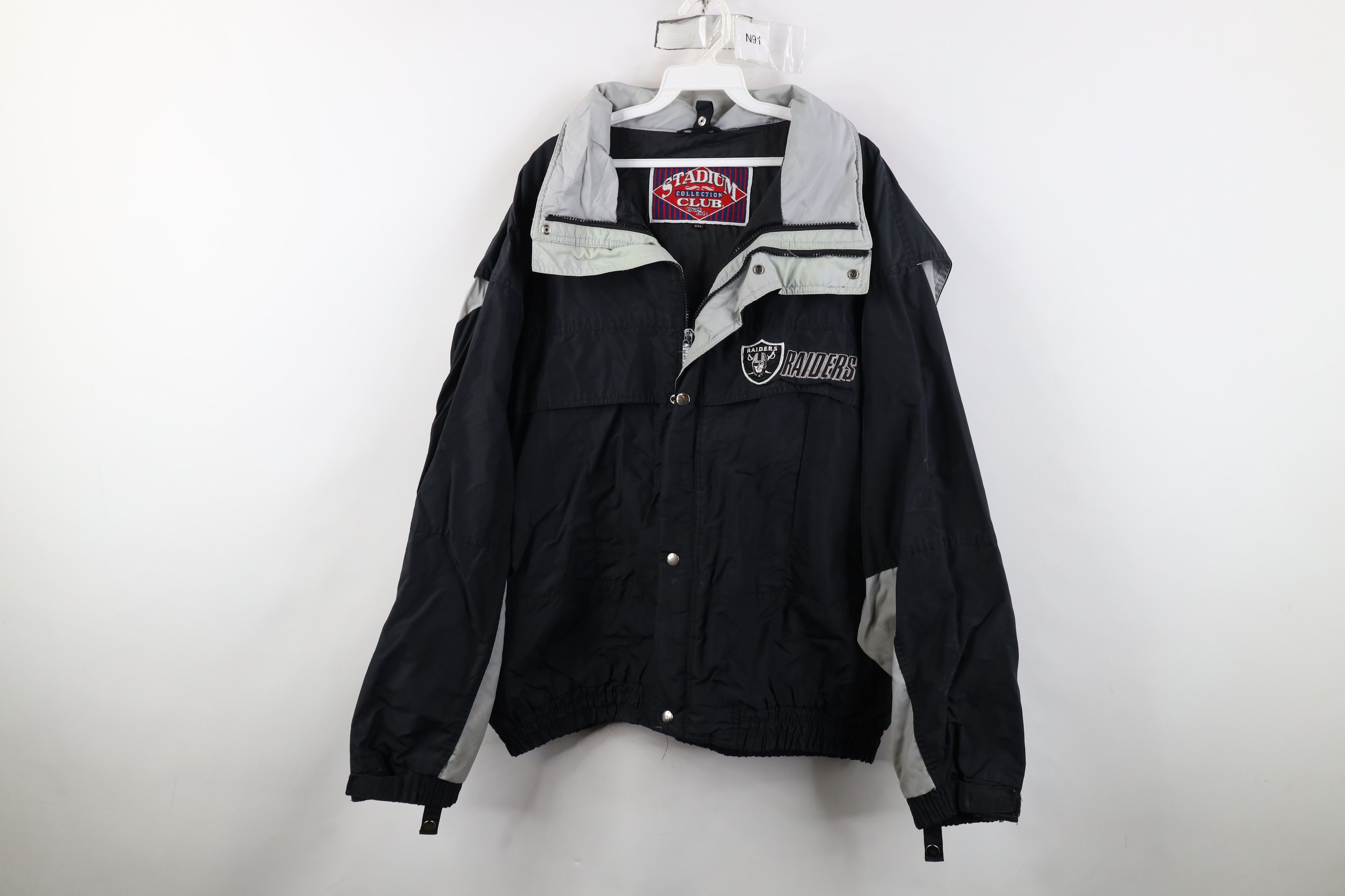 Vintage 90s Chalk Line Los Angeles Raiders Football Jacket