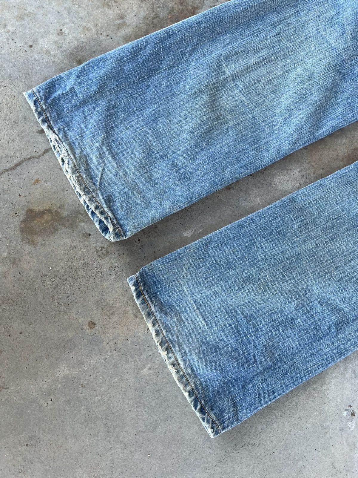 Japanese Brand × Levi's × Levi's Vintage Clothing 💥Rare💥Vintage Levis 501 Distress Jeans Size US 31 - 10 Thumbnail