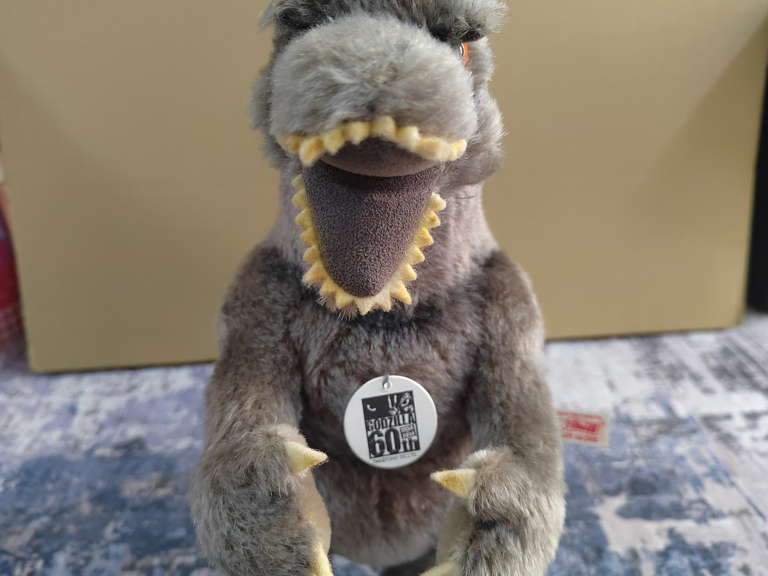 Vintage 2014 Steiff Godzilla Japan 60th Ann. Stuffed Plush 122/1954 Size ONE SIZE - 5 Thumbnail
