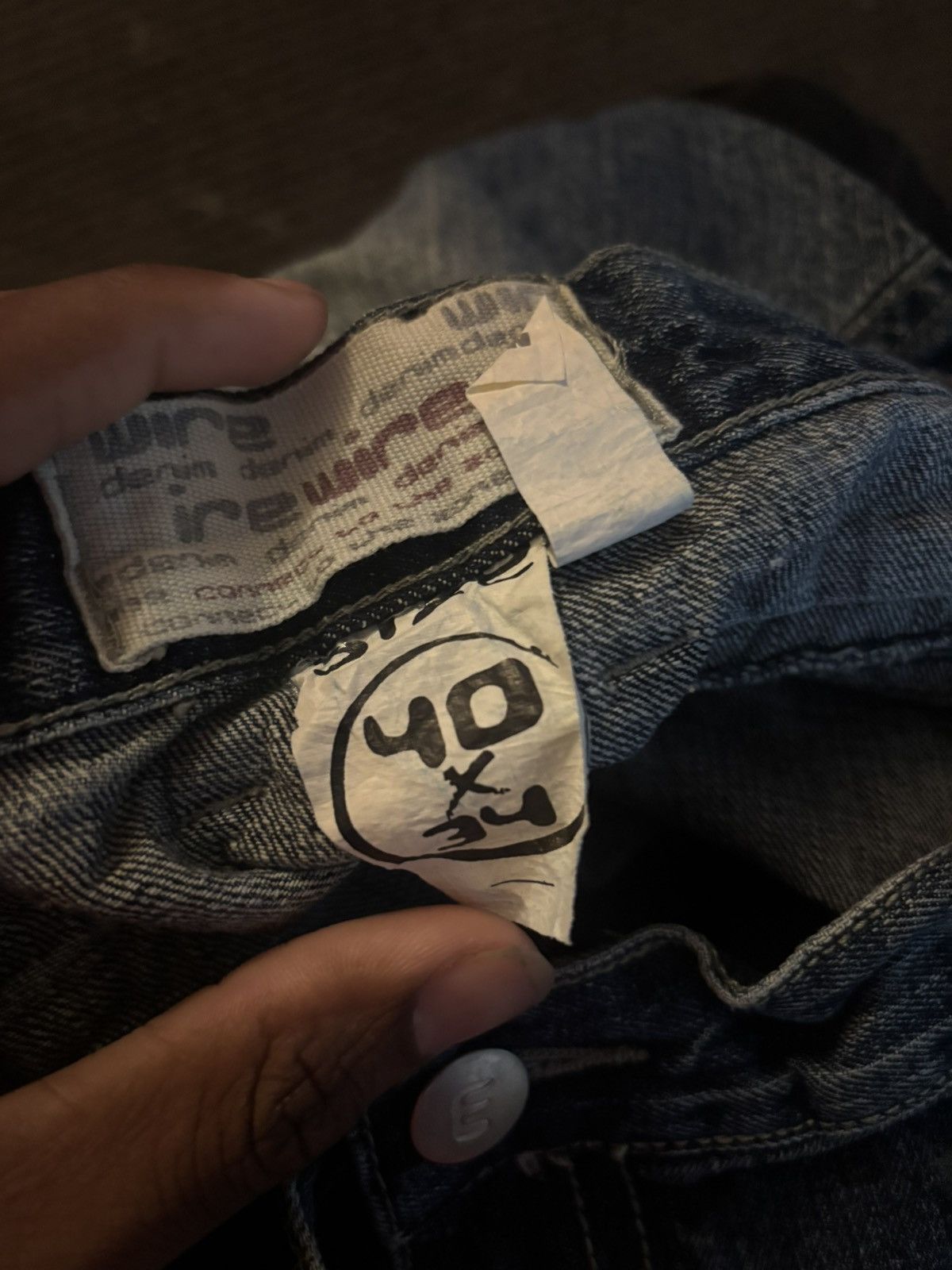 Other Y2k Baggy Wire Denim Jeans Size US 40 / EU 56 - 4 Thumbnail