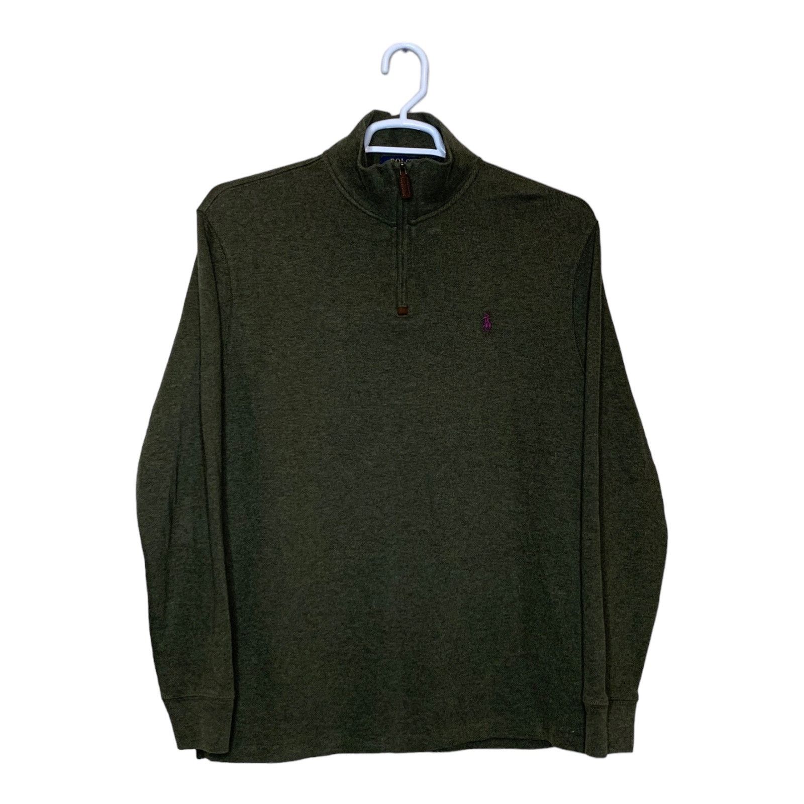 Ralph Lauren Polo green long sleeves pullover sweatshirt size Large Size US L / EU 52-54 / 3 - 6 Thumbnail
