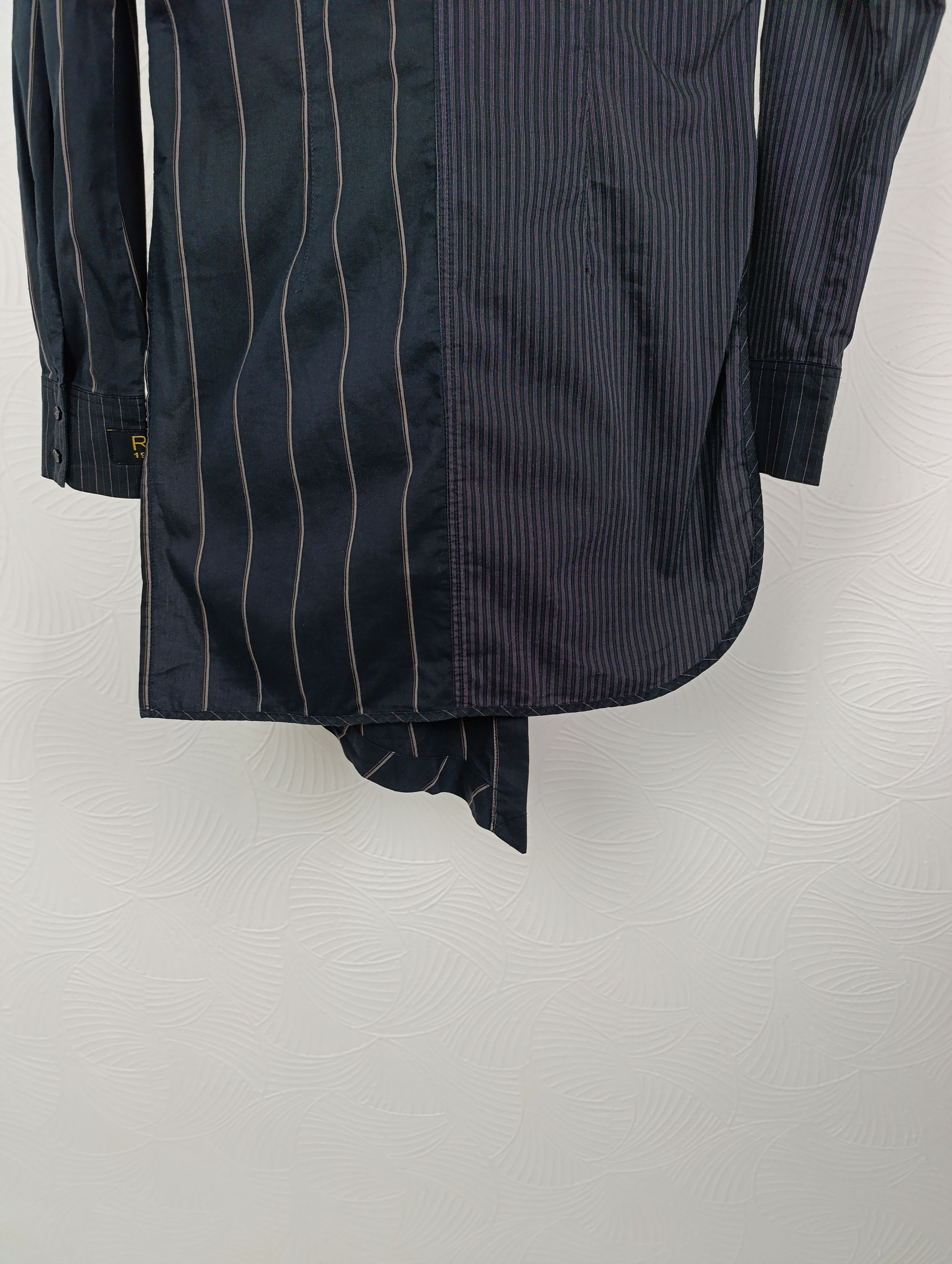 Cop Copine COP COPINE 1989 RECYCLED CUT AND SEW ASYMMETRIC LONG SHIRT Size S / US 4 / IT 40 - 17 Thumbnail