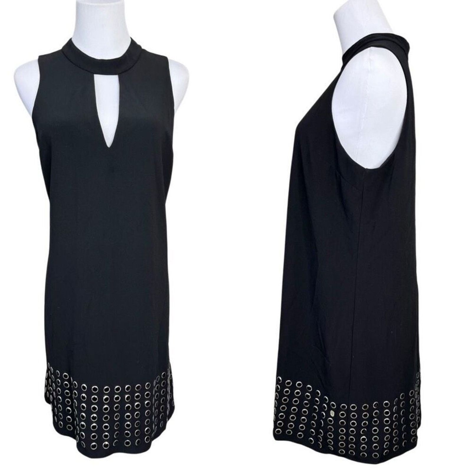 Guess Guess Deetra Halter Aline Dress Black LARGE Preppy LBD City Size L / US 10 / IT 46 - 2 Thumbnail
