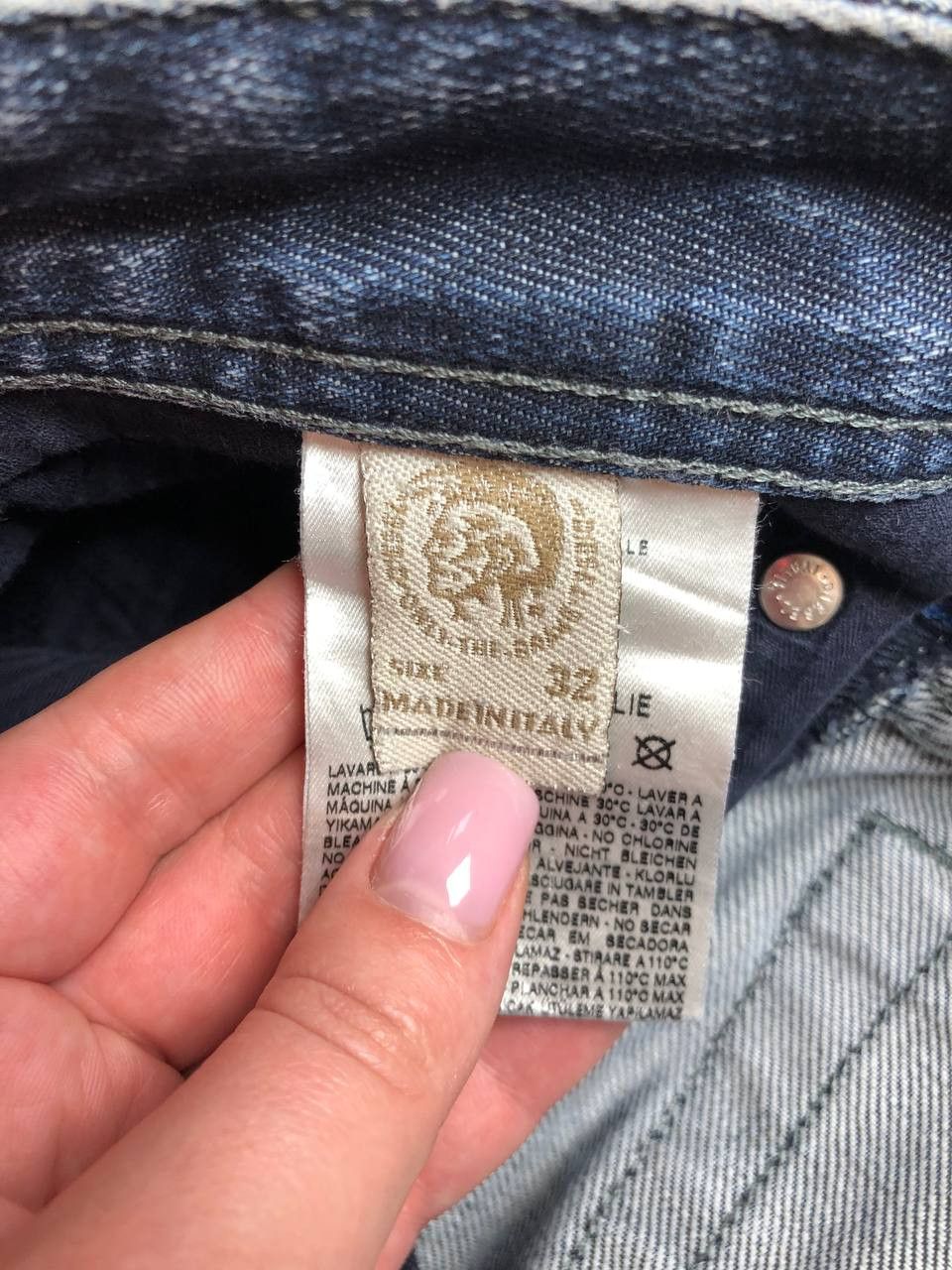 Japanese Brand Crazy Crash Dirty Baggy Faded Jean Japan Avant Garde Style Size US 32 / EU 48 - 19 Thumbnail