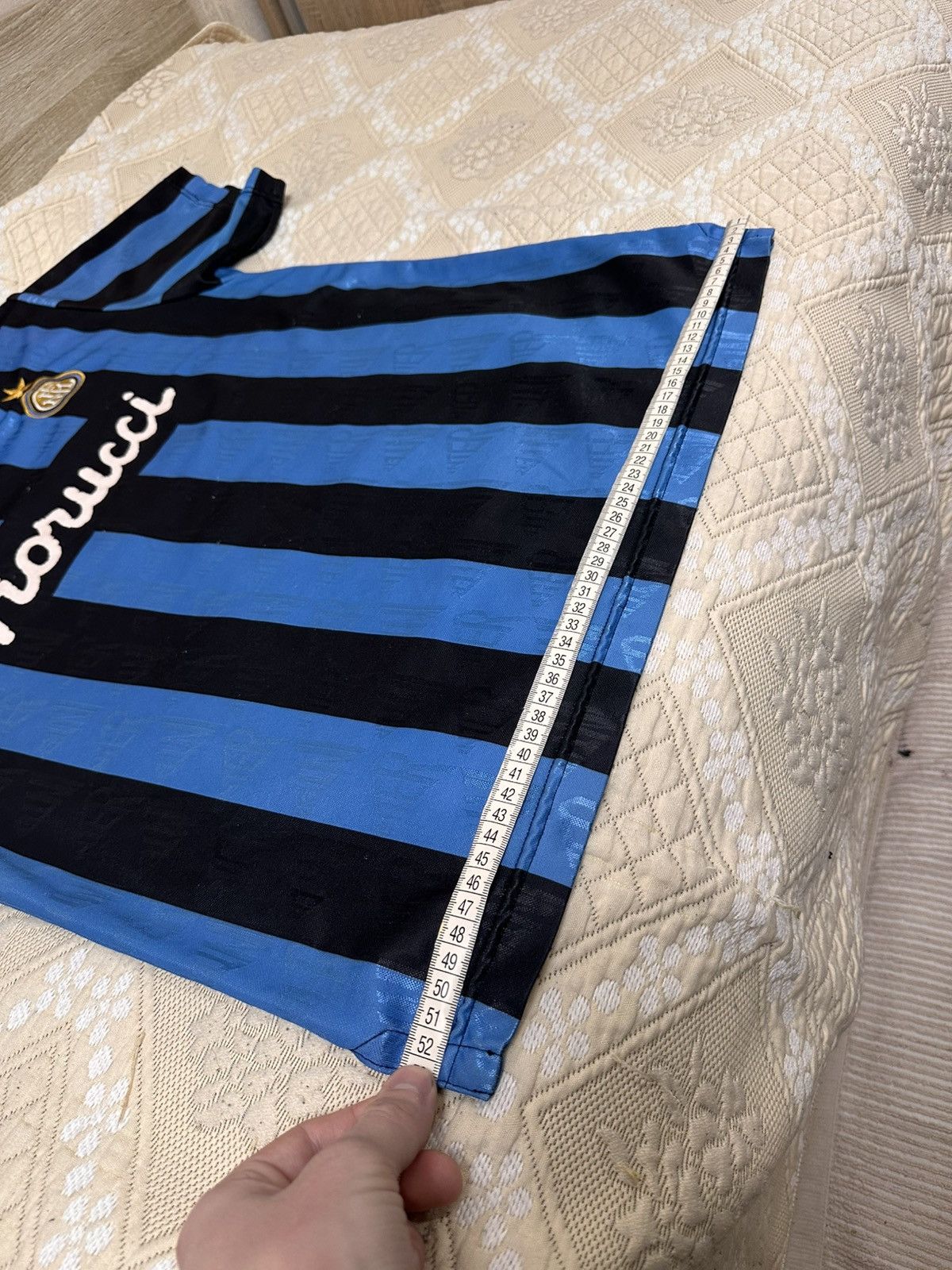 Vintage 🔥 Inter Milan Internazionale 1990 Jersey T Shirt Soccer Size US L / EU 52-54 / 3 - 15 Thumbnail
