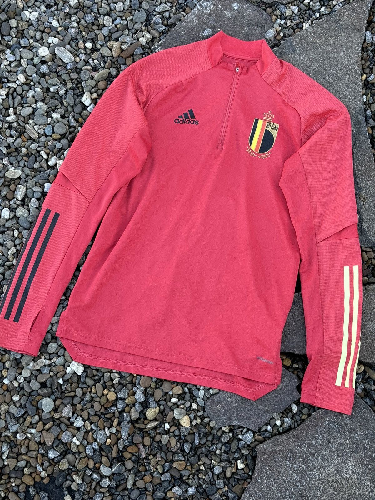 Adidas 2019 Adidas Belgium long sleeve drill jersey Size US S / EU 44-46 / 1 - 4 Thumbnail