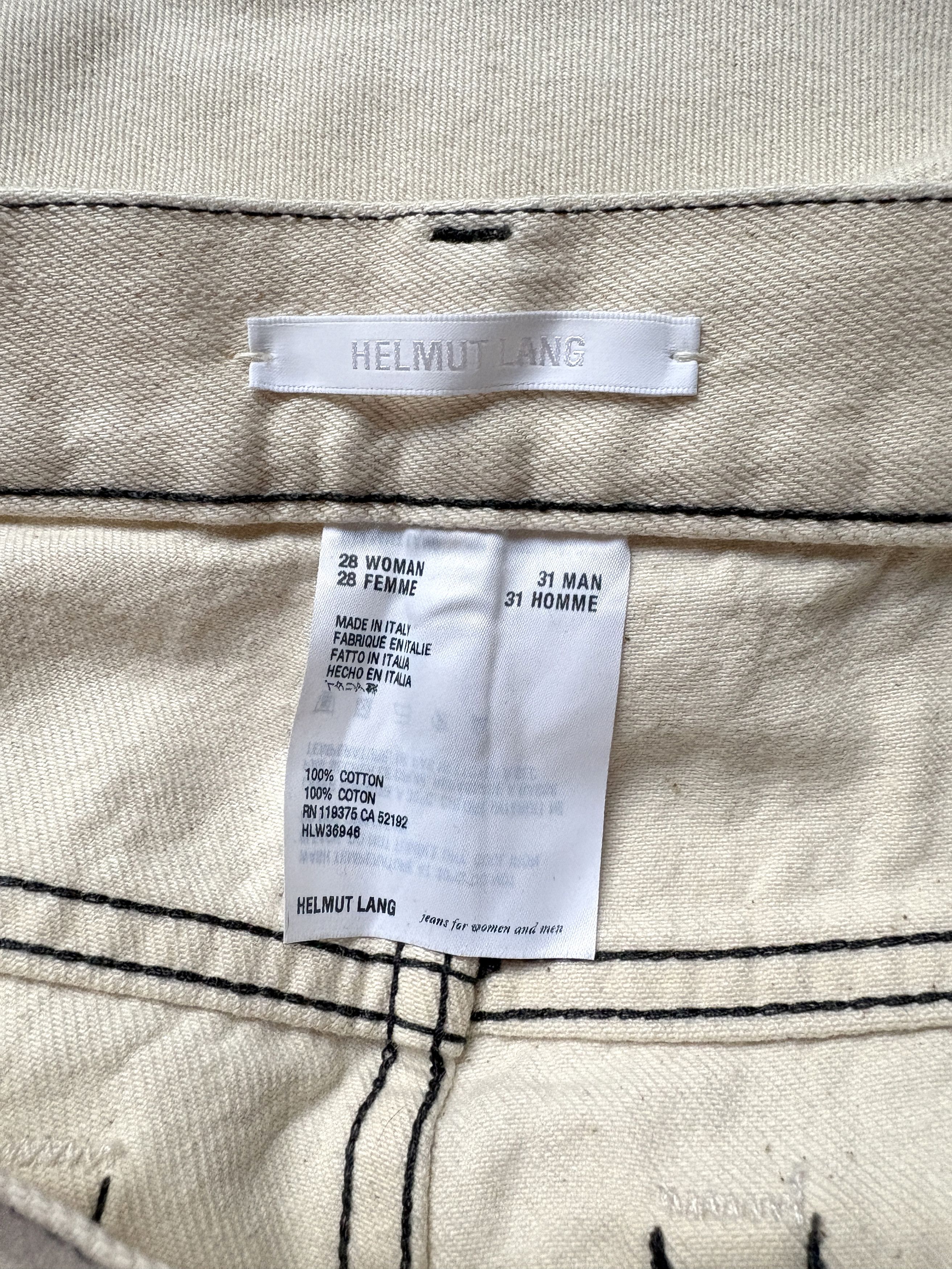 Helmut Lang ⚡️QUICK SALE⚡️Helmut Lang Masc Lo Drainpipe Denim Jeans Size US 31 - 5 Thumbnail