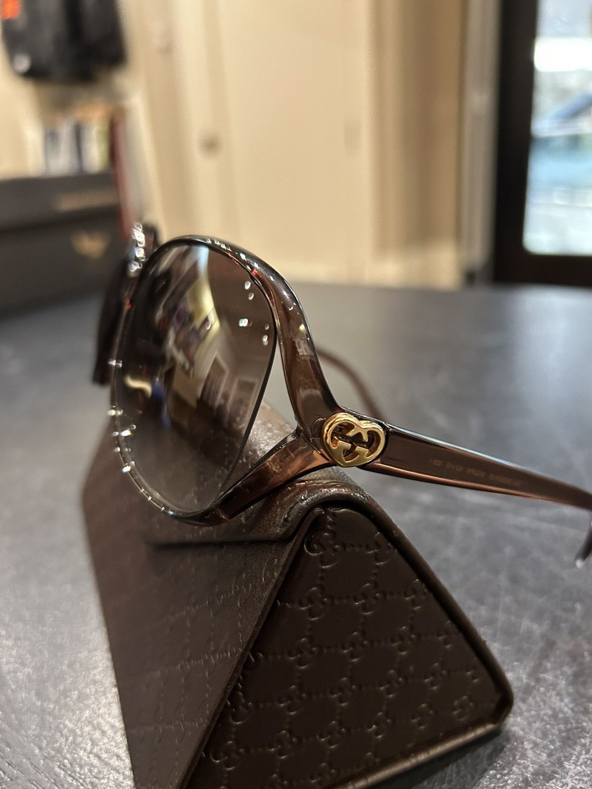 Gucci Gucci Round Sunglasses Size ONE SIZE - 2 Thumbnail