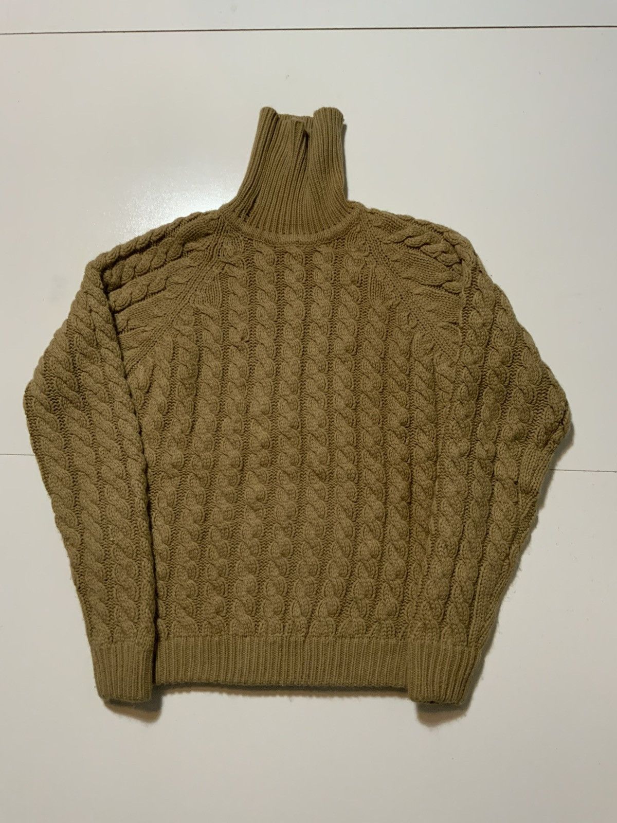 Vintage Vintage 70s 80s Herman Phillips Cableknit Turtleneck Sweater Size US M / EU 48-50 / 2 - 1 Thumbnail