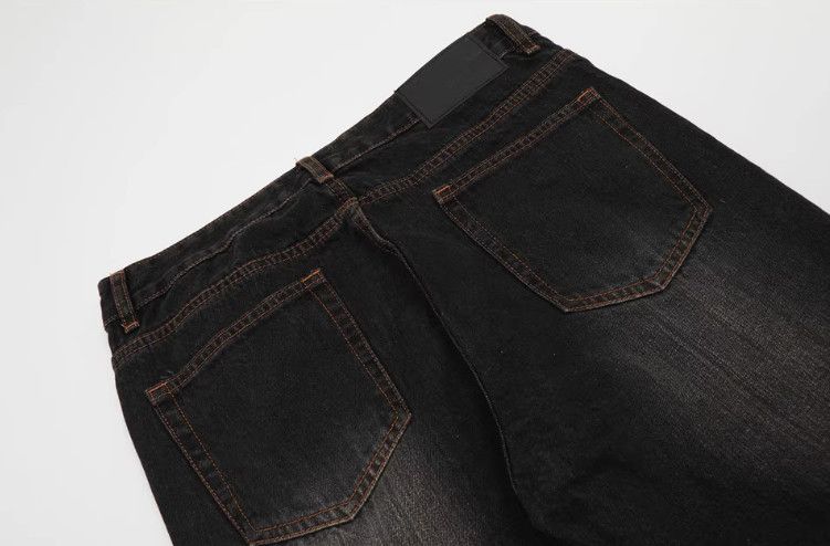 Vintage Men's hippie loose wide-leg washed bootcut jeans Size US 34 / EU 50 - 5 Thumbnail