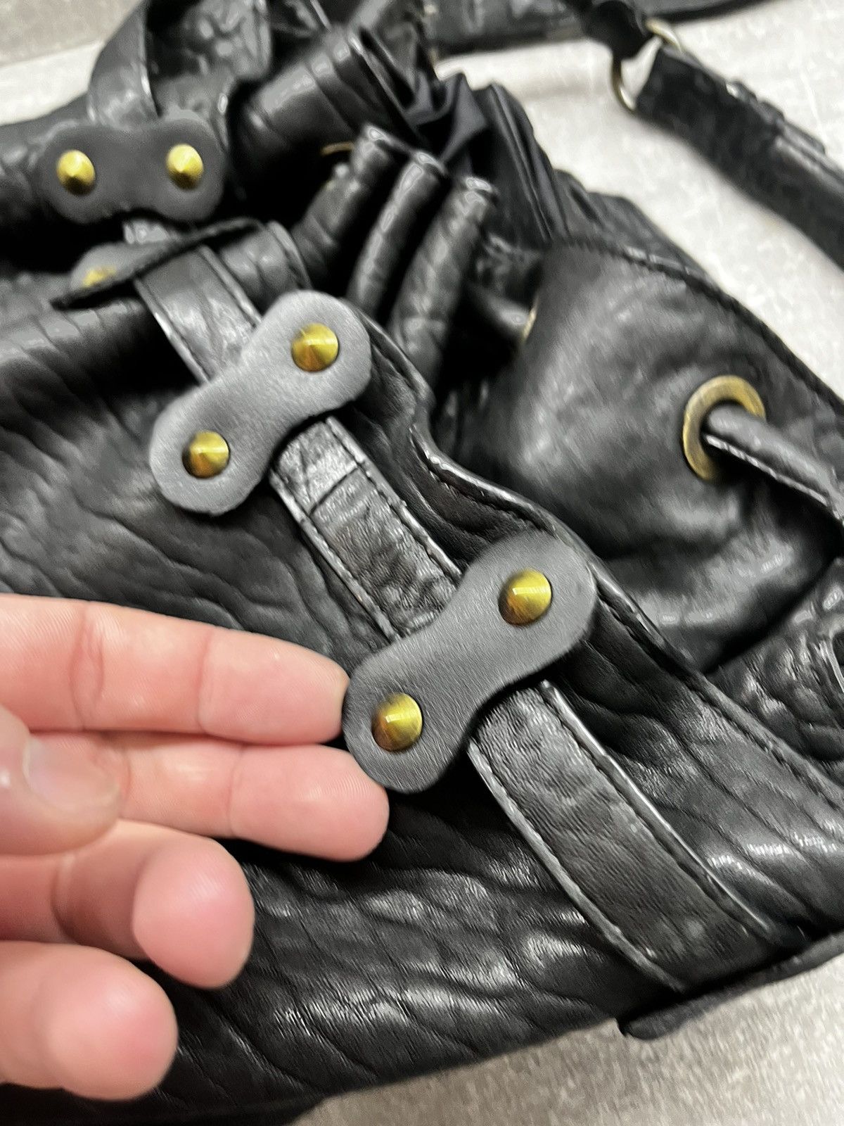 Alexander Wang × Japanese Brand × Leather alexander wang leather avant gard bag Size ONE SIZE - 6 Thumbnail