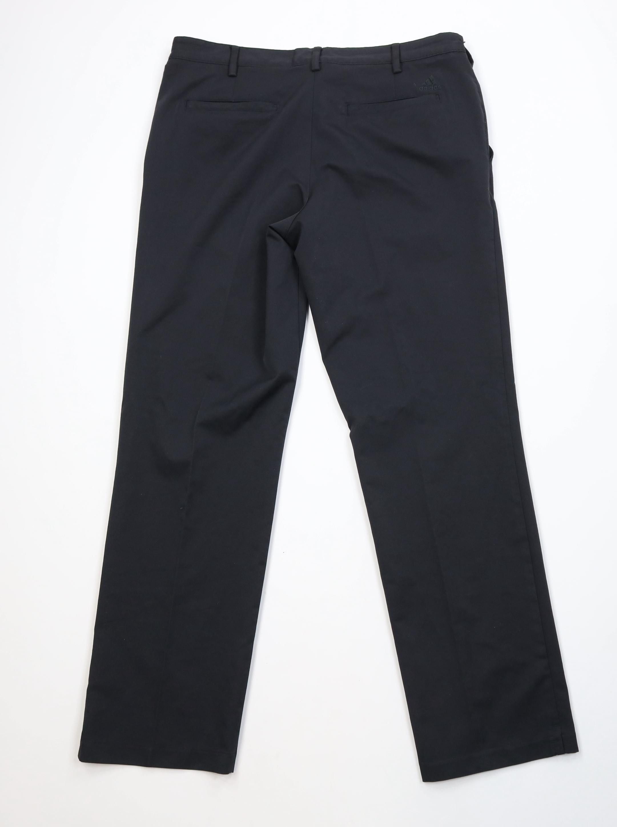 Adidas Vintage Y2K Adidas Golf Tech Knit Wide Leg Chino Pants Size US 35 - 9 Thumbnail