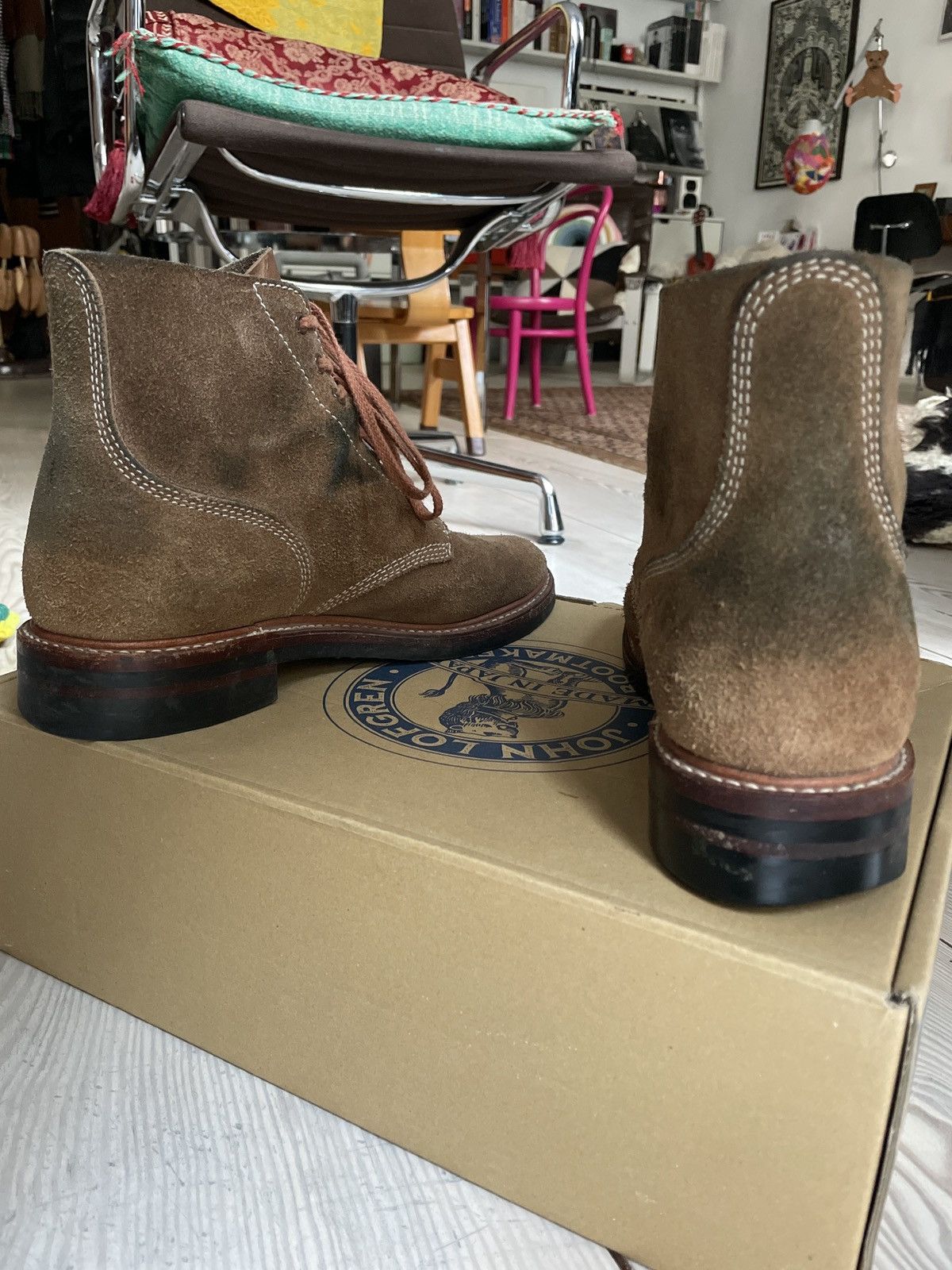 John Lofgren M-43 Service Boots - Natural CXL Roughout Size US 9.5 / EU 42-43 - 6 Thumbnail