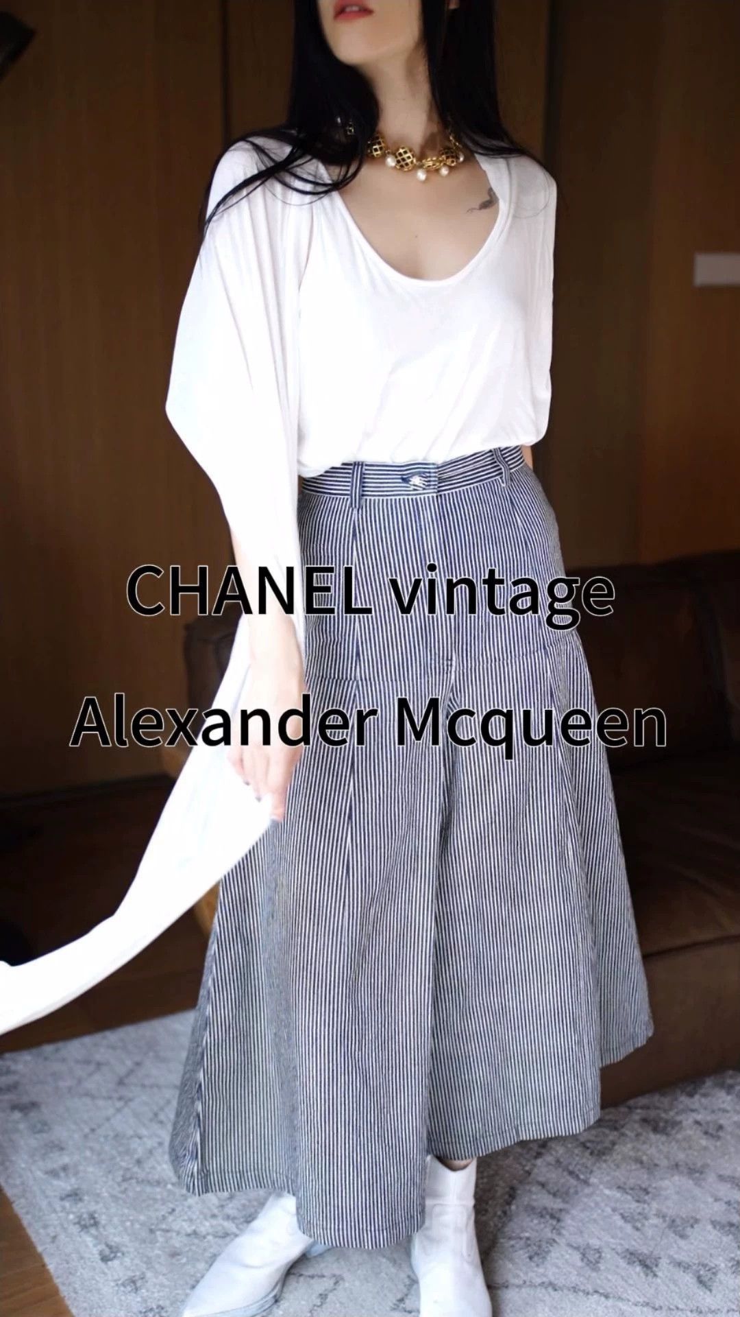 Alexander McQueen AMQ Vintage Modal Long Sash Tank IT42 M NWT Size M / US 6-8 / IT 42-44 - 1 Thumbnail