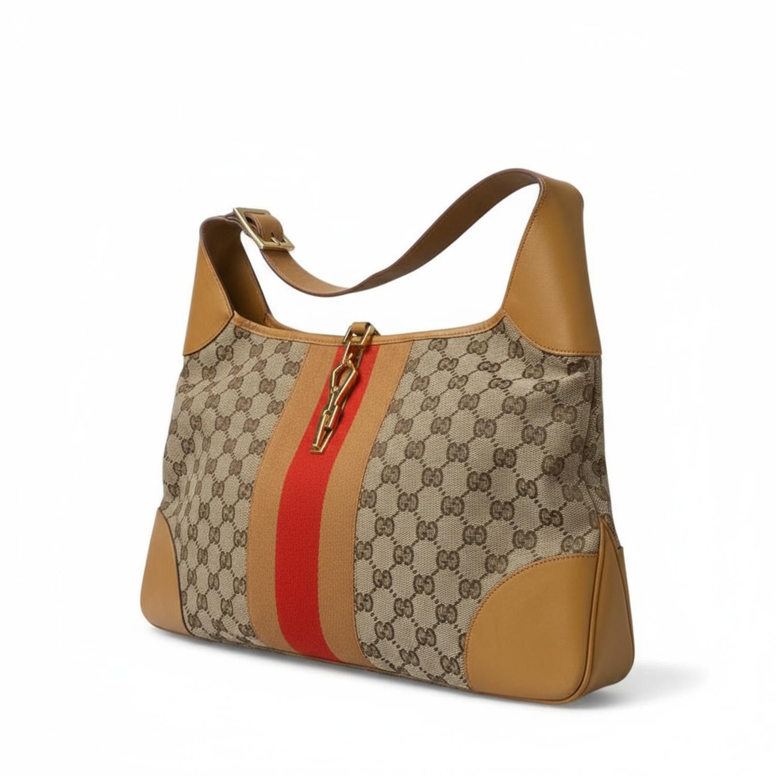 Gucci Gucci - Vintage Monogram Canvas Shoulder Bag Size ONE SIZE - 1 Thumbnail