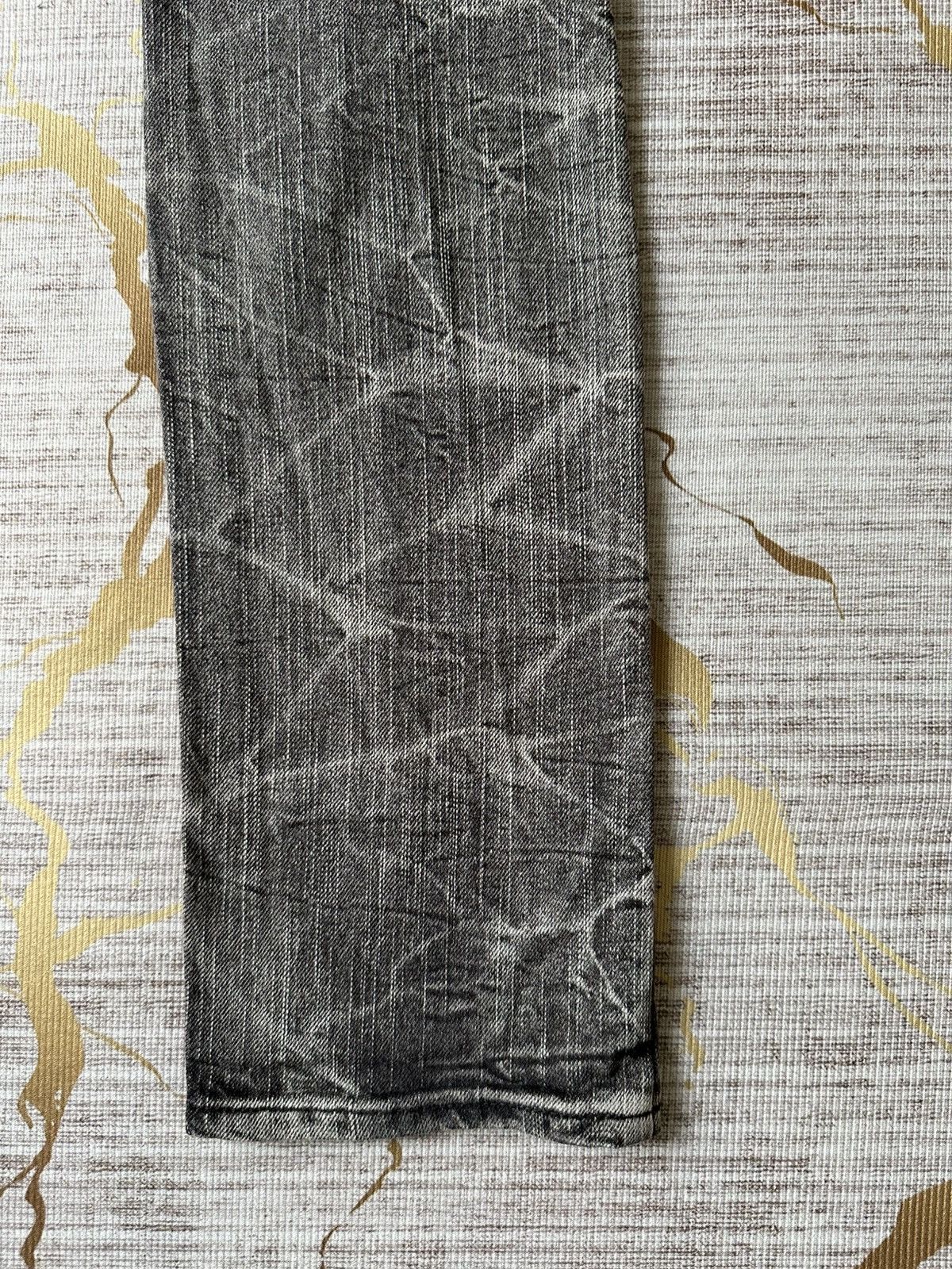 Japanese Brand CHU XXX Distressed Claw Marks Design Denim Size US 30 / EU 46 - 14 Thumbnail