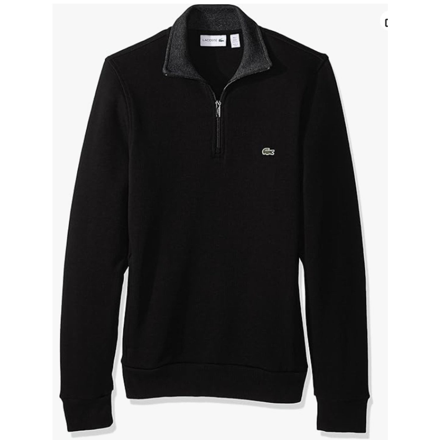 Lacoste Lacoste Men's Half Zip Lightweight Interlock Sweatshirt S Size US S / EU 44-46 / 1 - 1 Thumbnail