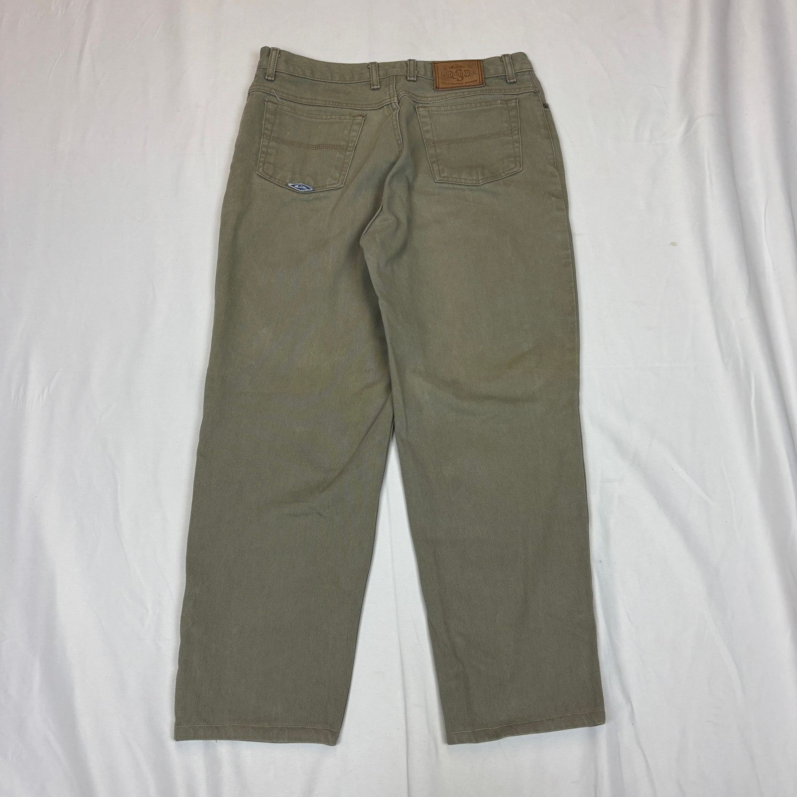 Quiksilver × Vintage VTG Quiksilver Salt Water Denim Jeans 34x26 Baggy Skater Size US 34 / EU 50 - 3 Thumbnail