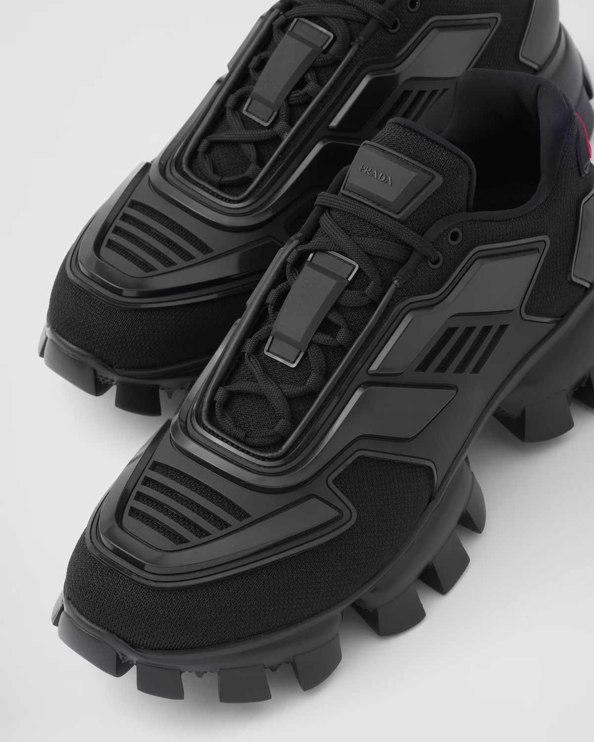 Prada o1la1rc1a0724 Fabric Sneaker in Black Size US 5 / IT 35 - 4 Thumbnail