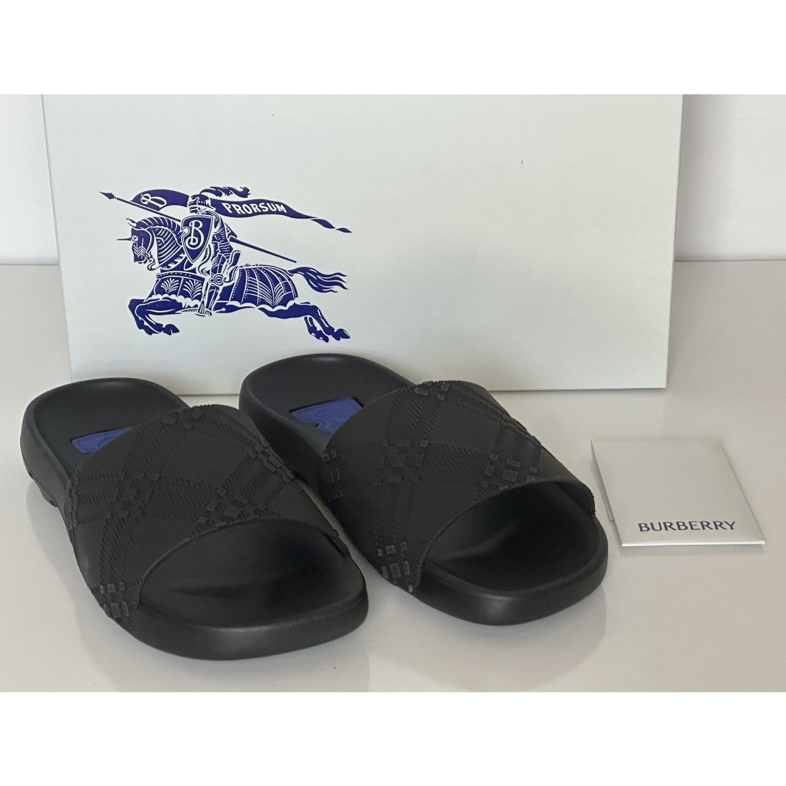 Burberry Burberry Dive Black Rubber Sandals 11 US (44 Euro) 8104718 Size US 11 / EU 44 - 8 Thumbnail
