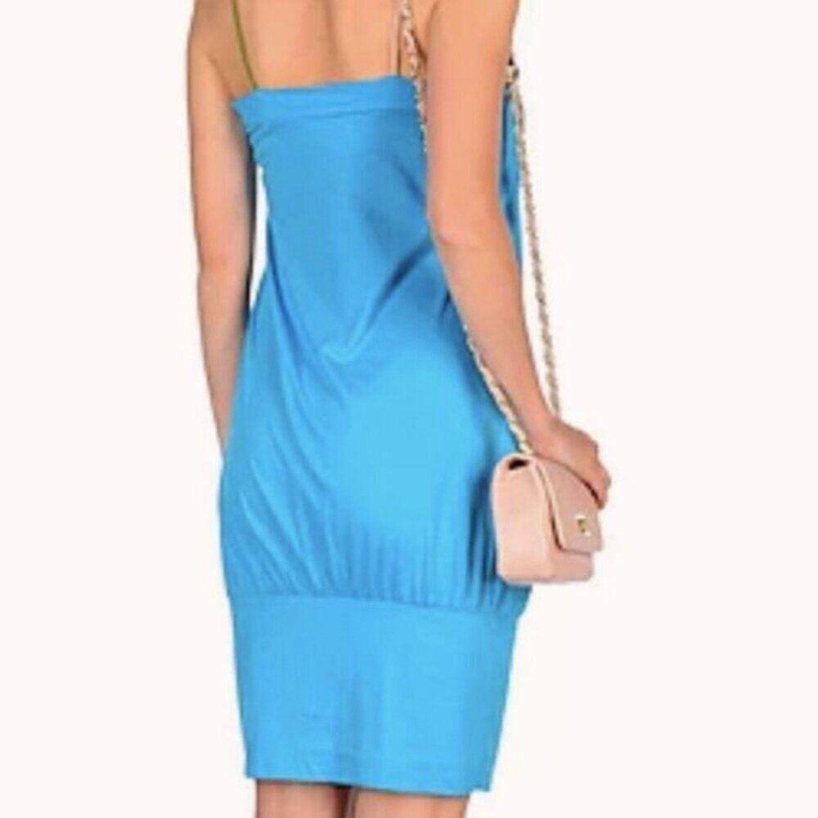 Fendi Fendi Short dress cornflower blue Size 10 Size L / US 10 / IT 46 - 2 Thumbnail
