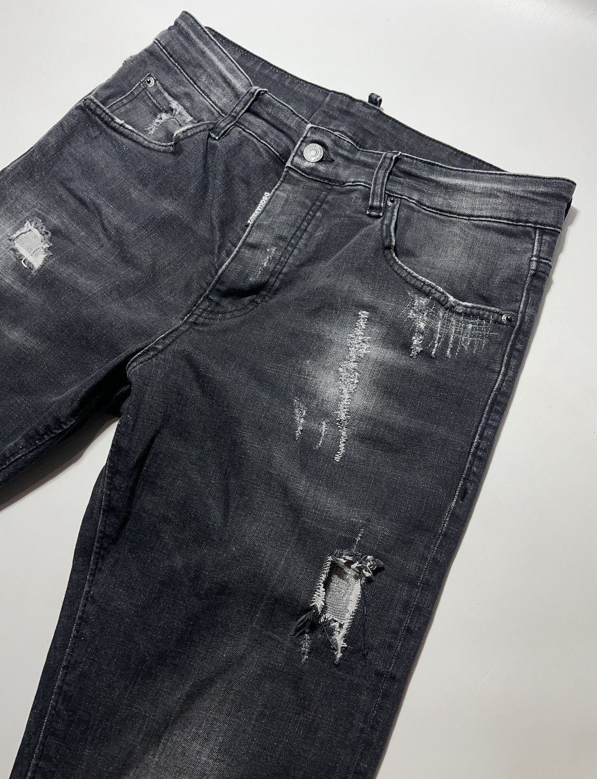 Dsquared2 Dsquared2 Skinny Dan Jean Punk Pants Size US 30 / EU 46 - 3 Thumbnail