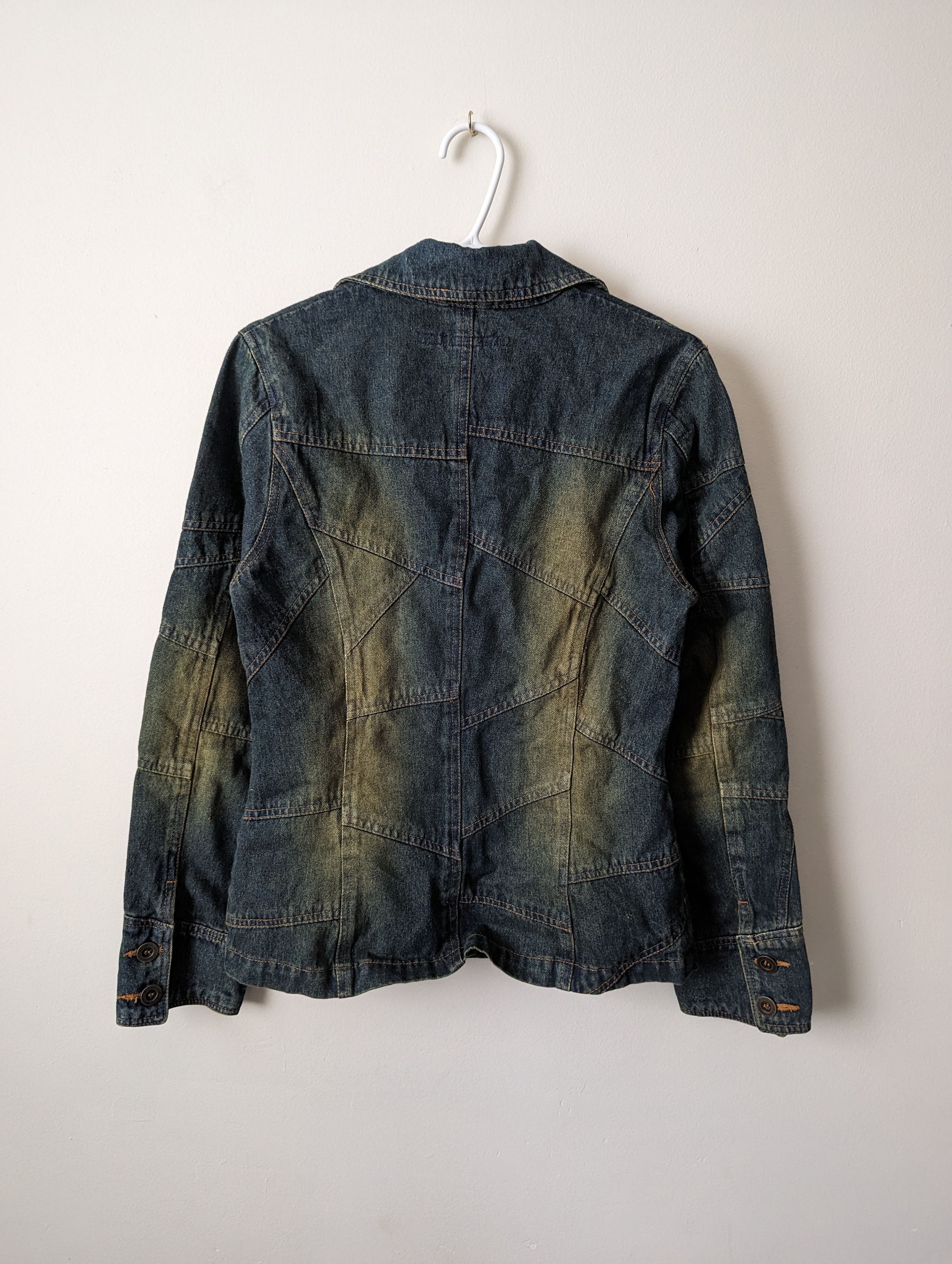Tornado Mart Vintage Deconstructed Denim Blazer Jacket Size S / US 4 / IT 40 - 3 Thumbnail