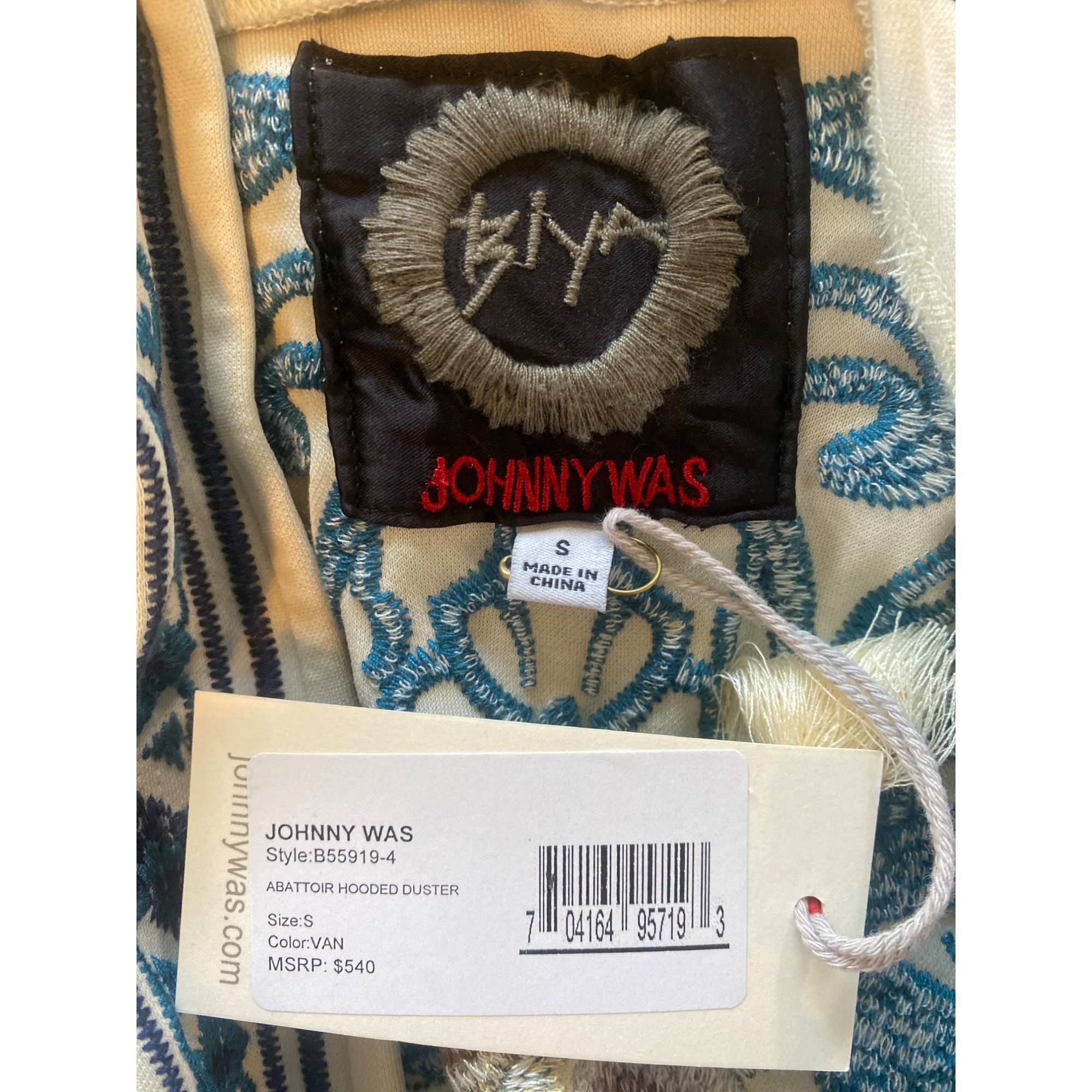 Johnny Was NWT Johnny Was Hooded Duster Embroidered Open Cardigan Small Size S / US 4 / IT 40 - 8 Thumbnail