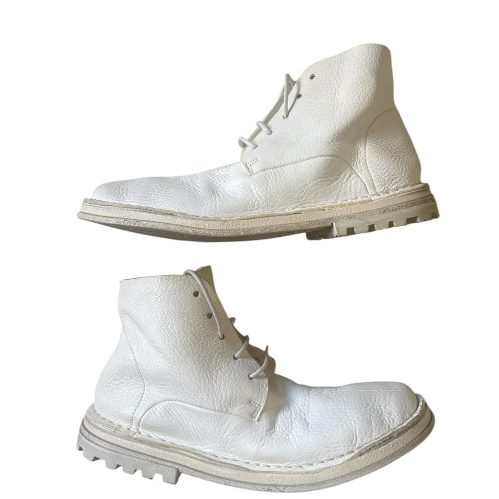 Marsell MARSÈLL Woman Calfskin Lace Up Ankle Boots White Size Size US 6 / IT 36 - 5 Thumbnail