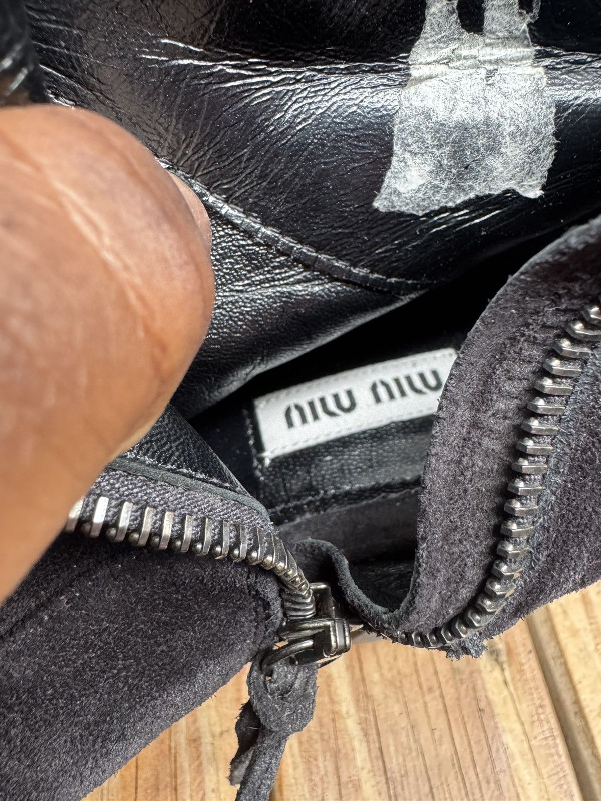 Miu Miu Miu miu heeled suede buckled boots Size US 7 / IT 37 - 17 Thumbnail