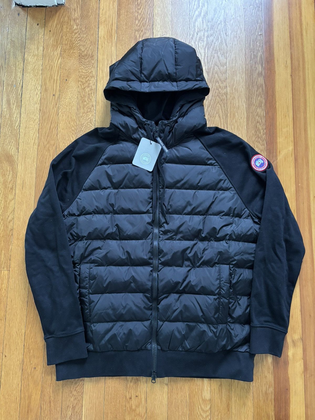 Canada Goose NWT $695 Black Huron Hooded Jacket Size US XL / EU 56 / 4 - 1 Thumbnail