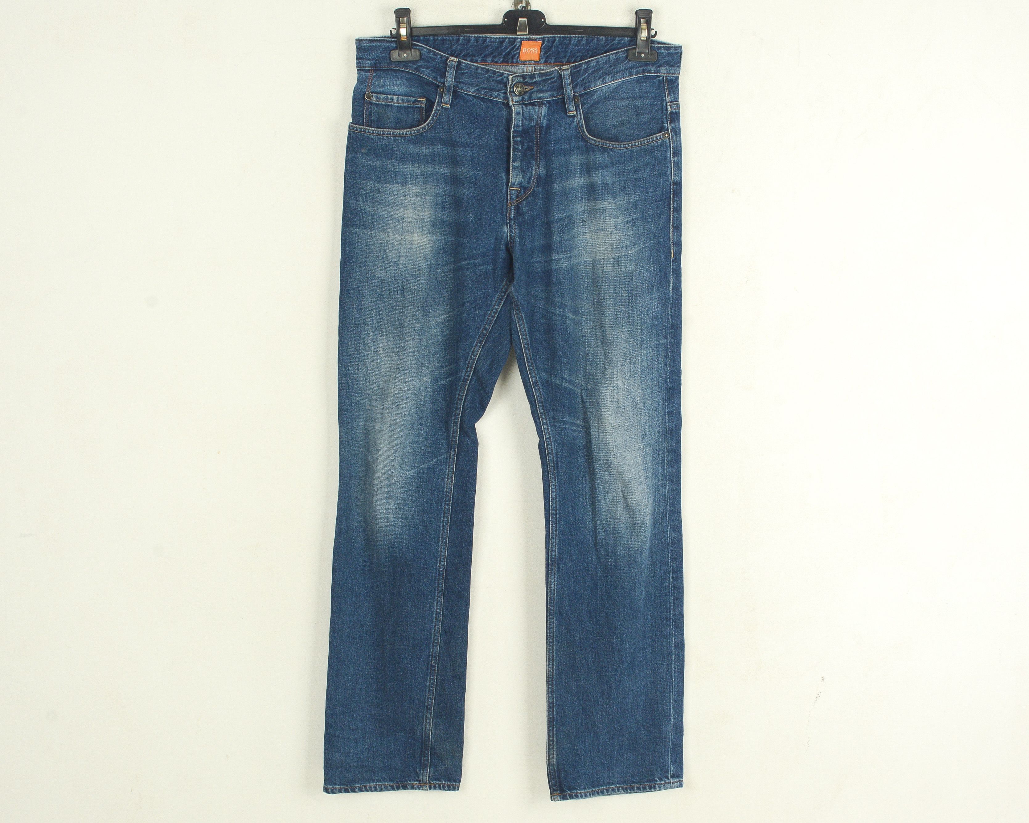 Hugo Boss HUGO BOSS Orange 25 W33 L32 Regular Fit Jeans Denim Pants Size US 33 - 1 Thumbnail