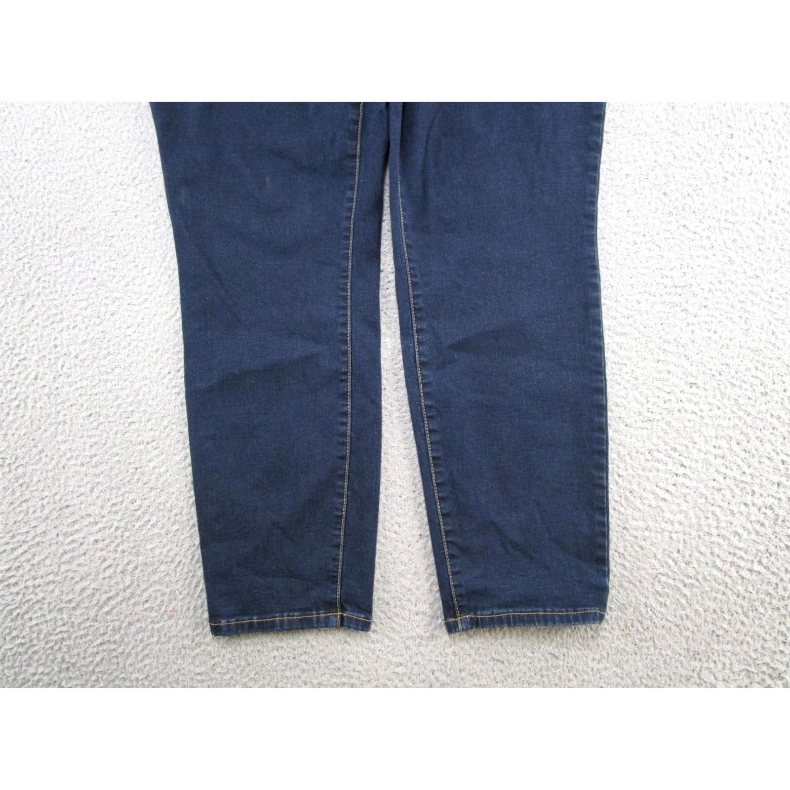 Vintage Maurices Womens Denim Skinny Jeans Jeggings Plus Size 22 Short Stretch 5-Pocket Design Blue Size 40" / US 18 - 2 Thumbnail