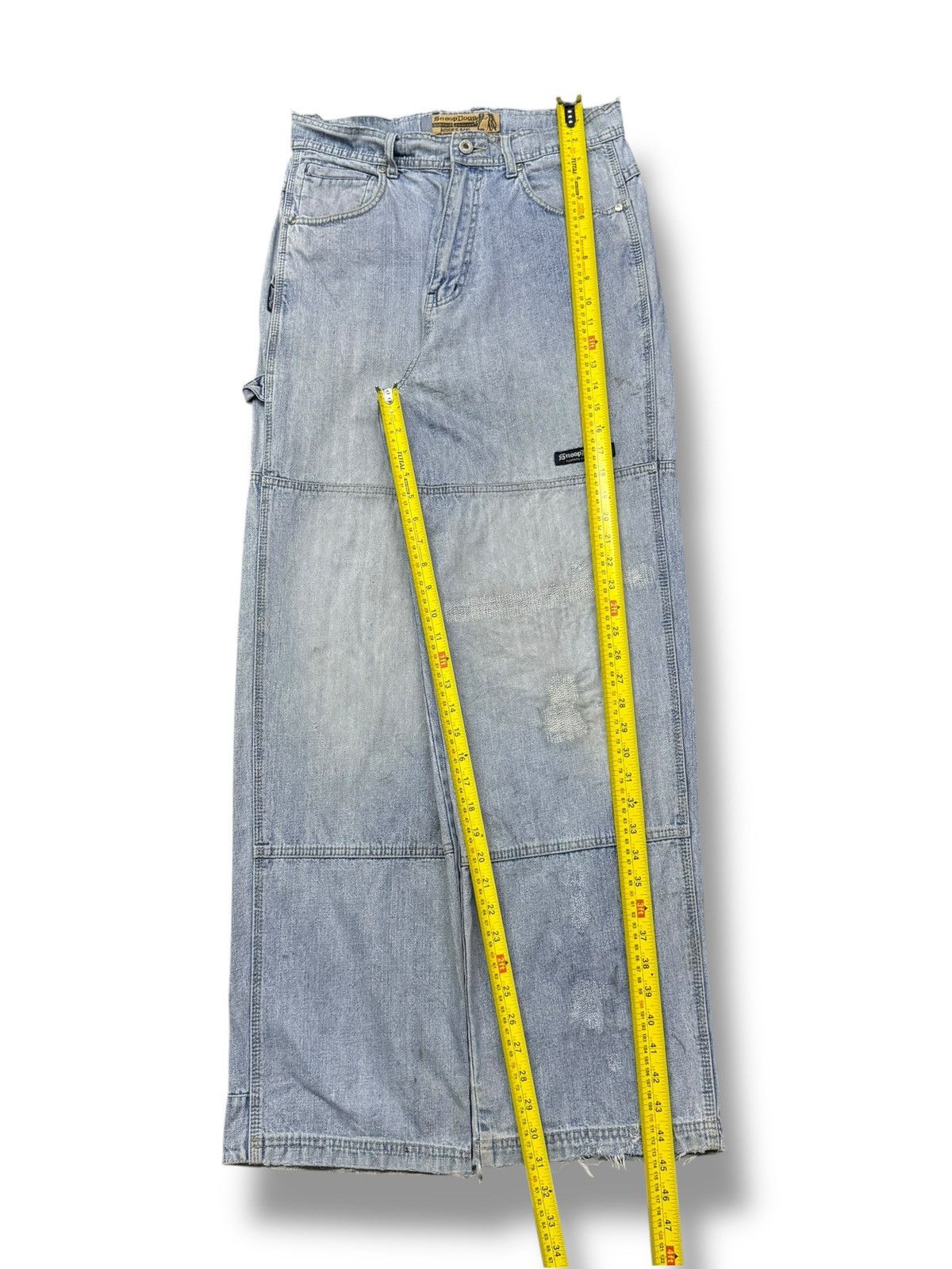 Snoop Dogg Vintage Snoop Dogg Clothing Company Baggy Distressed Denim Size US 31 - 14 Thumbnail