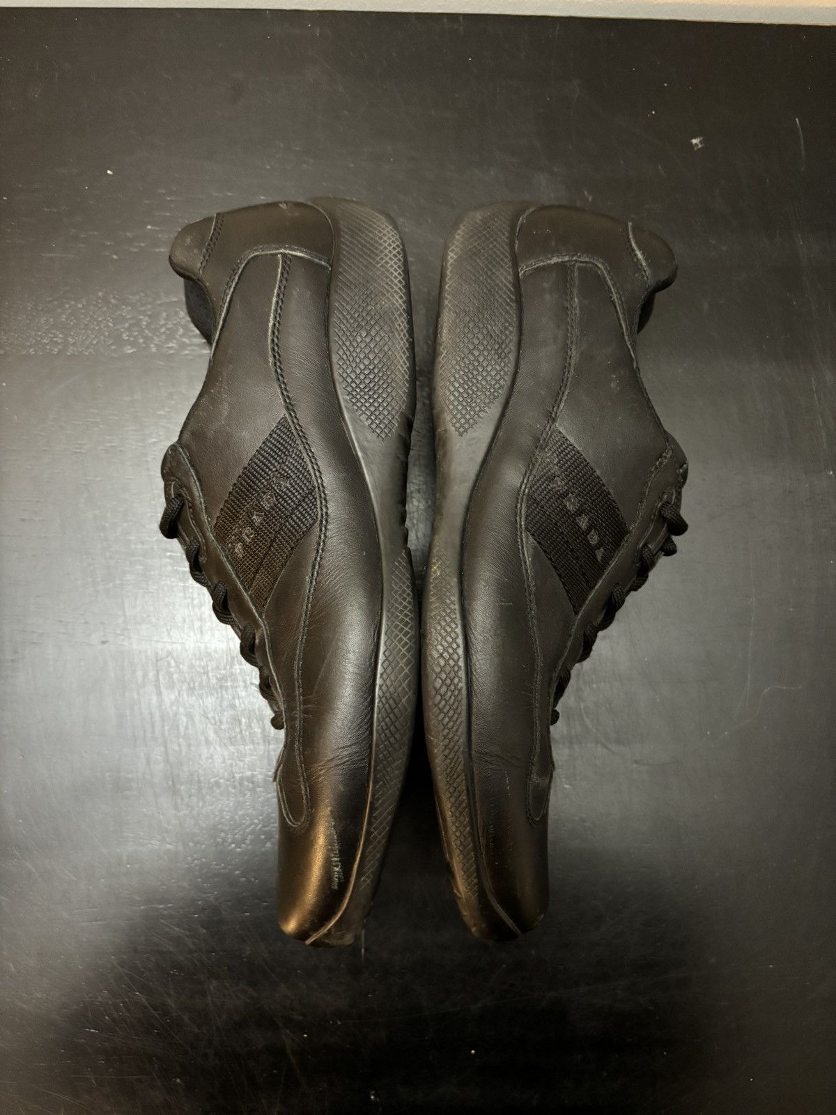 Prada Prada America’s Cup Retro Leather Eagle Black Size US 8.5 / EU 41-42 - 4 Thumbnail