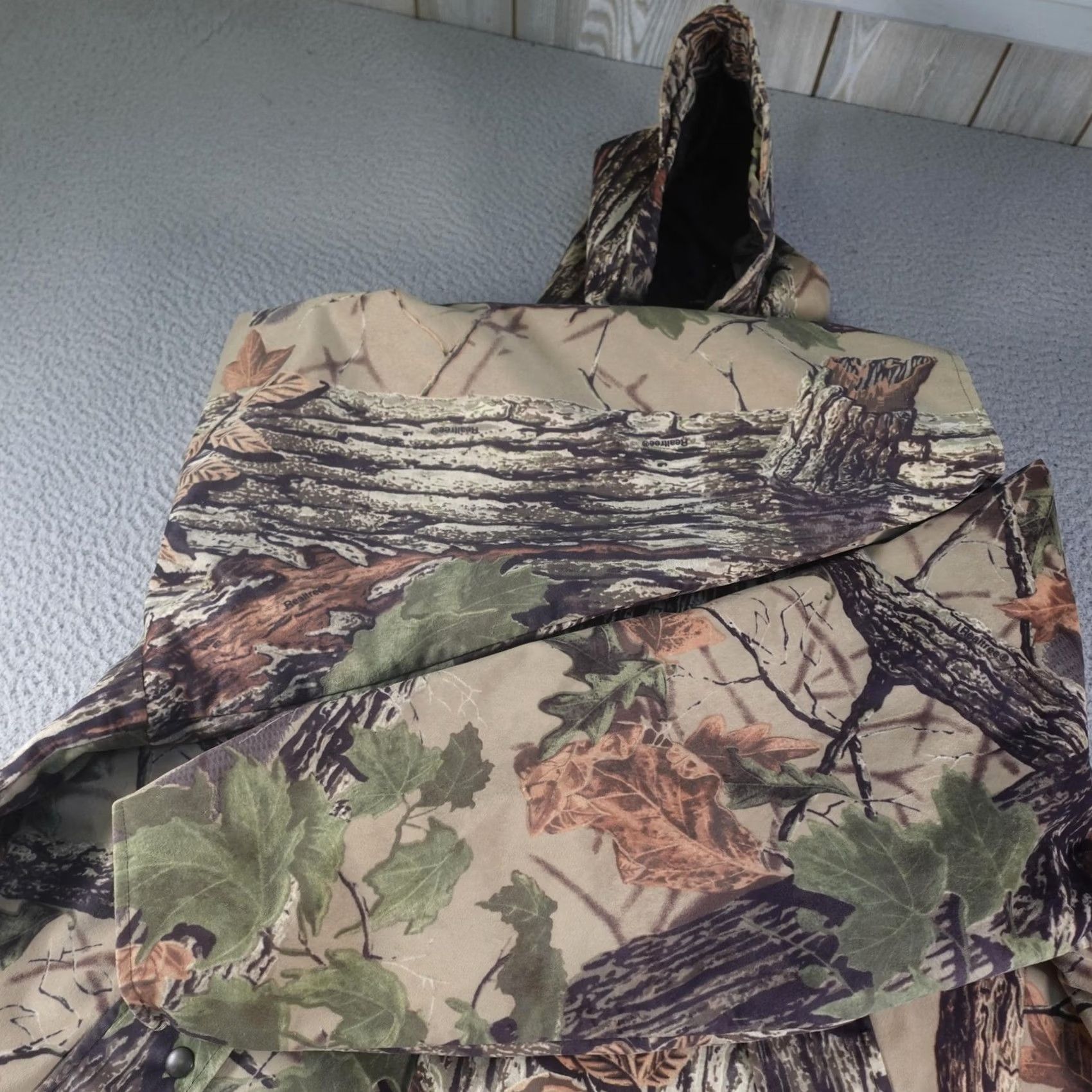Vintage VINTAGE Woolrich Camouflage Jacket Mens 2XL Brown Realtree Hooded Hunting Made USA 90s Size US XXL / EU 58 / 5 - 4 Thumbnail