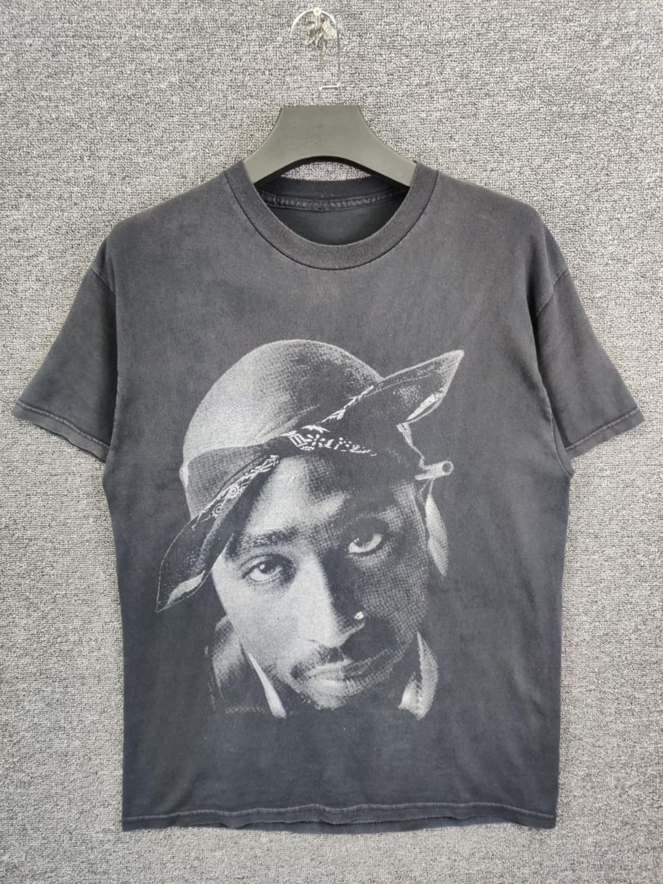 Rap Tees Vintage Tupac Shakur Overprint Rap Tee Tshirt Size US L / EU 52-54 / 3 - 1 Thumbnail