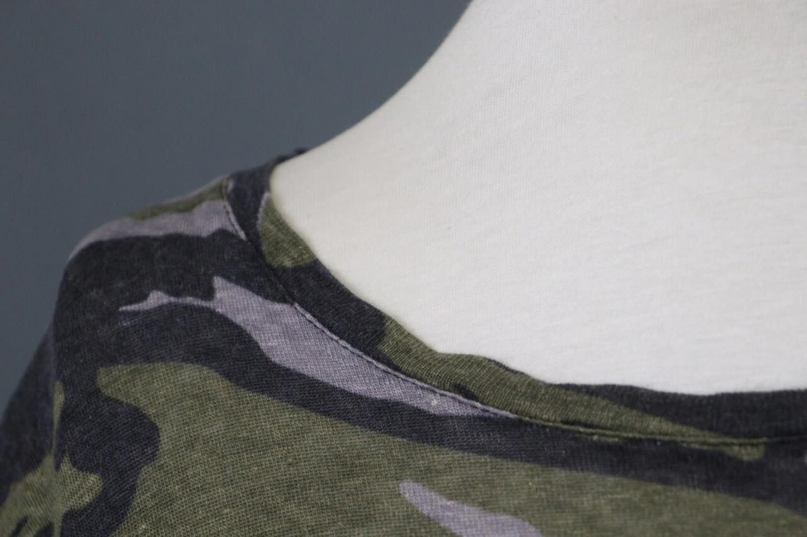 Zadig & Voltaire Zadig & Voltaire Multicolor Camo Linen Blouse Top Size XL Size XL / US 12-14 / IT 48-50 - 7 Thumbnail
