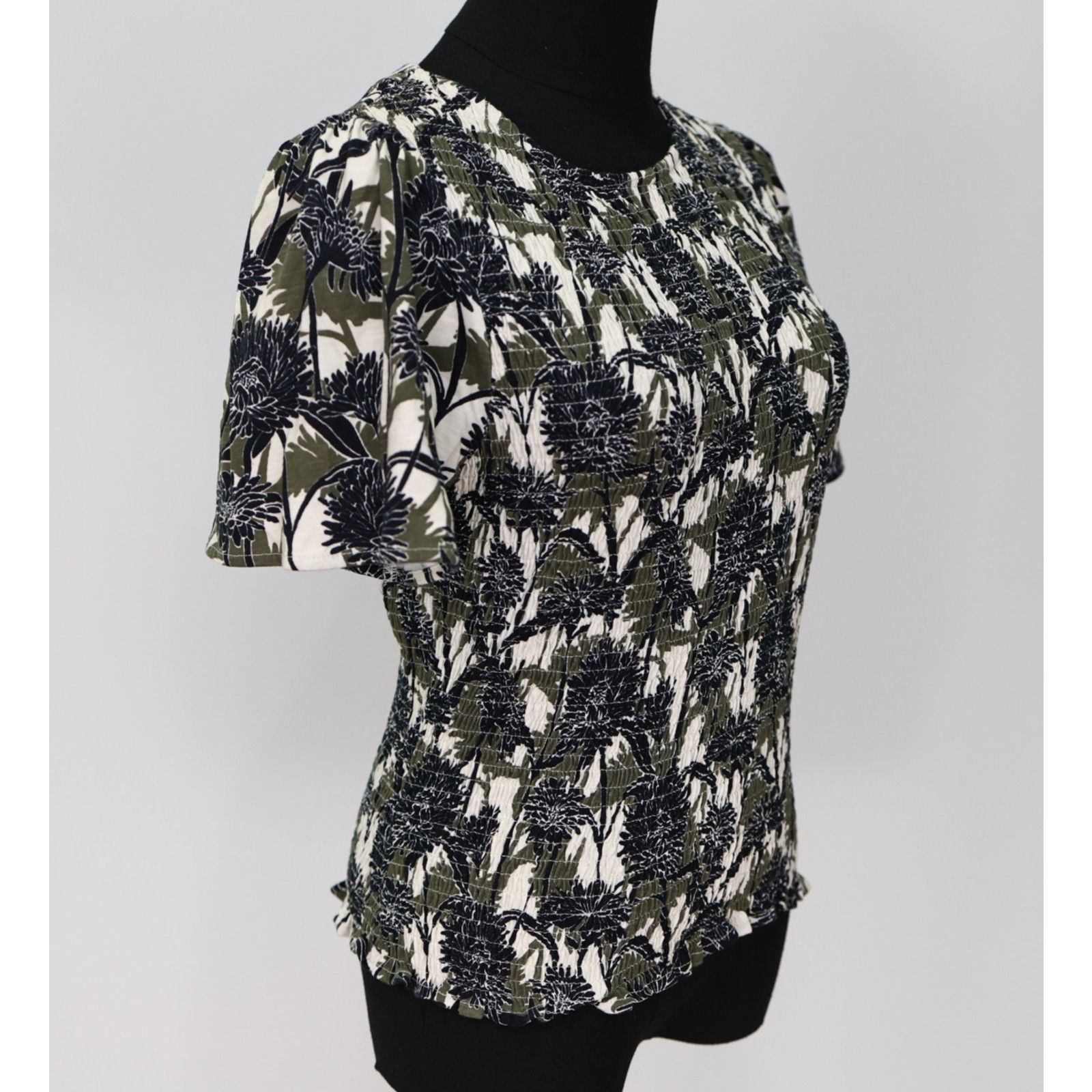 ME+EM A8 NWT ME+EM Silhouette Aster Printed Cropped Top Size US 6 Size L / US 10 / IT 46 - 3 Thumbnail